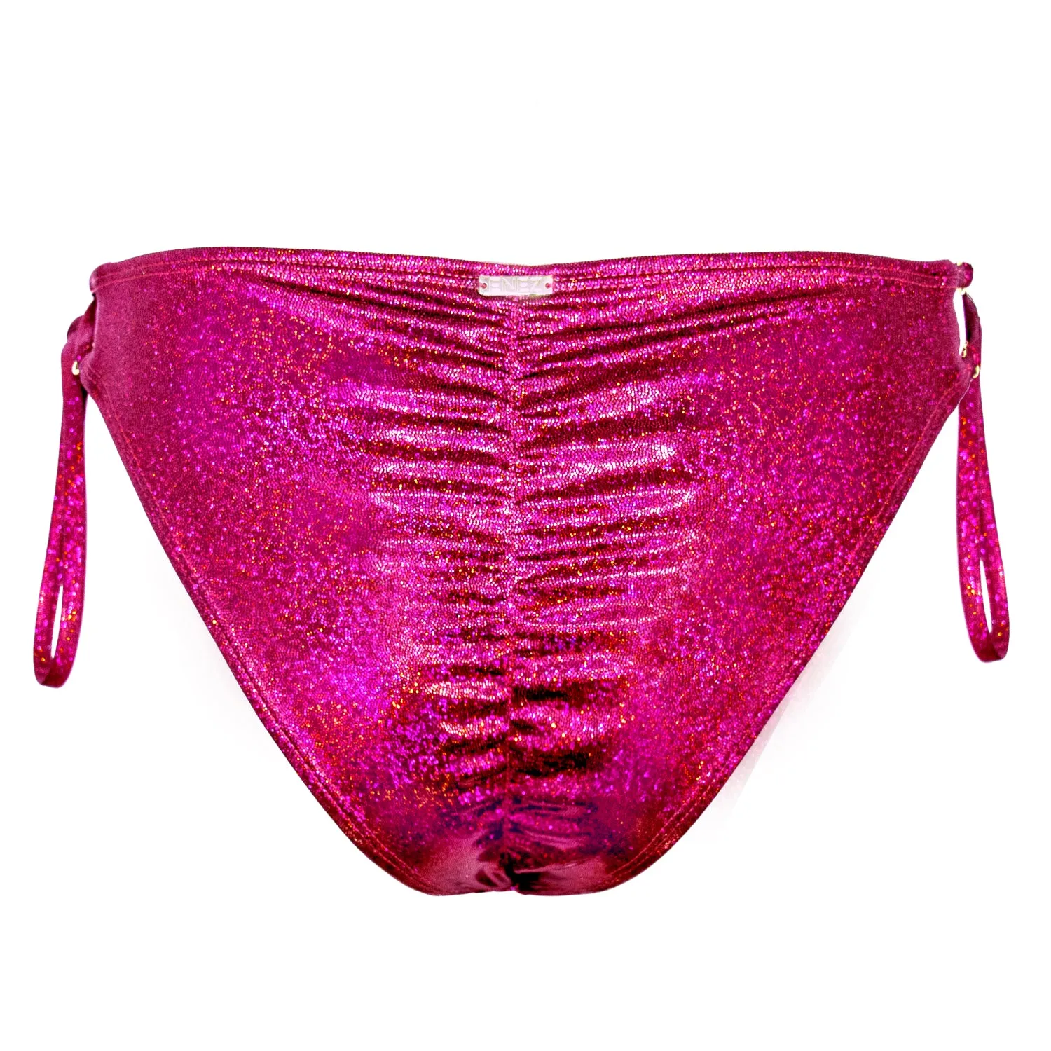 EDEN SCRUNCH BOTTOM - CANDY PINK GLITTER