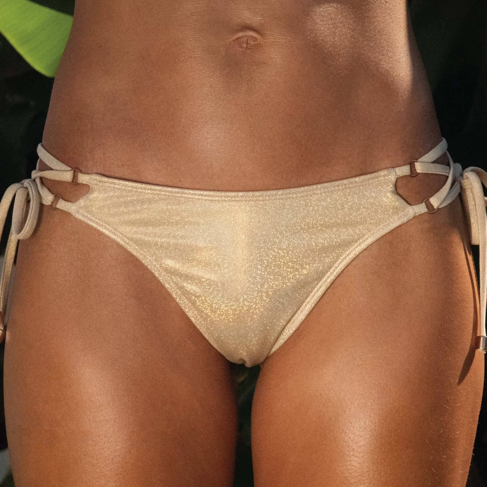 EDEN SCRUNCH BOTTOM - CHAMPAGNE GLITTER