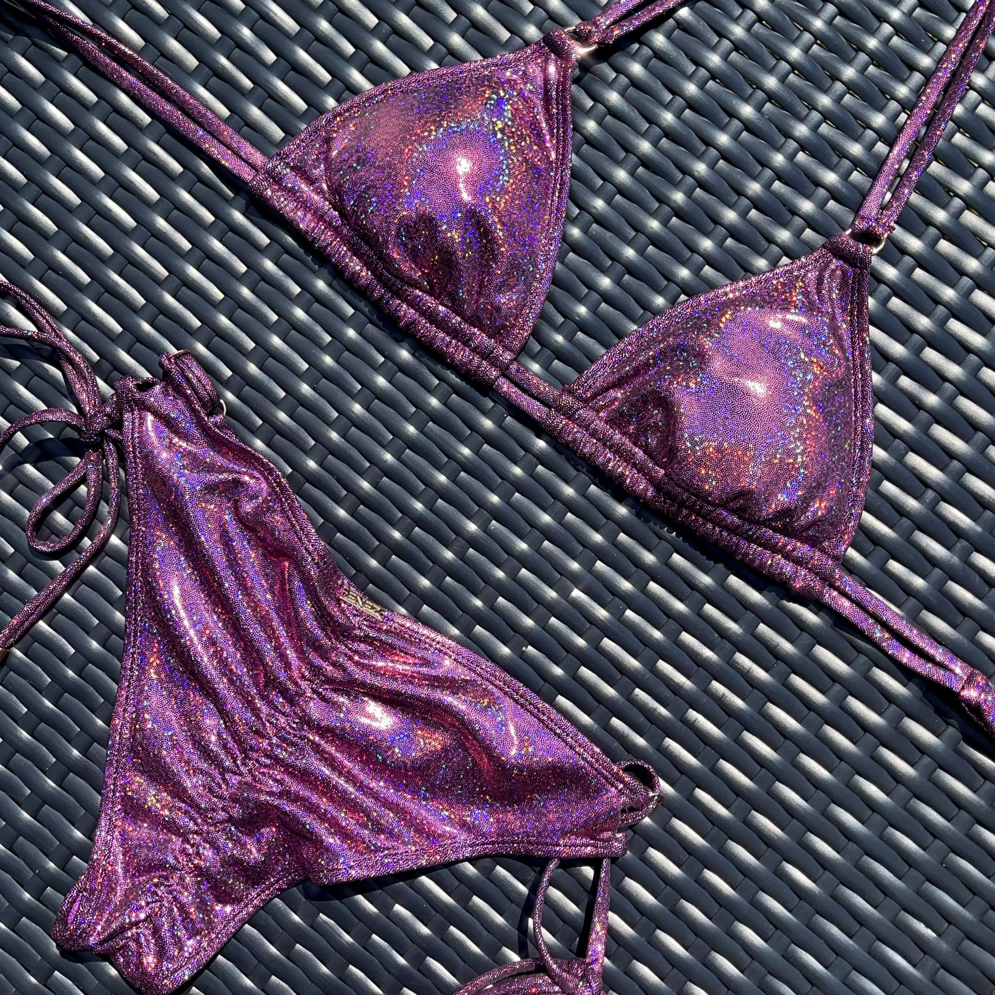 EDEN SCRUNCH BOTTOM - GLITTER BERRY