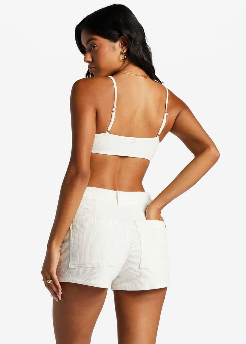 Free Fall Corduroy Short - Salt Crystal
