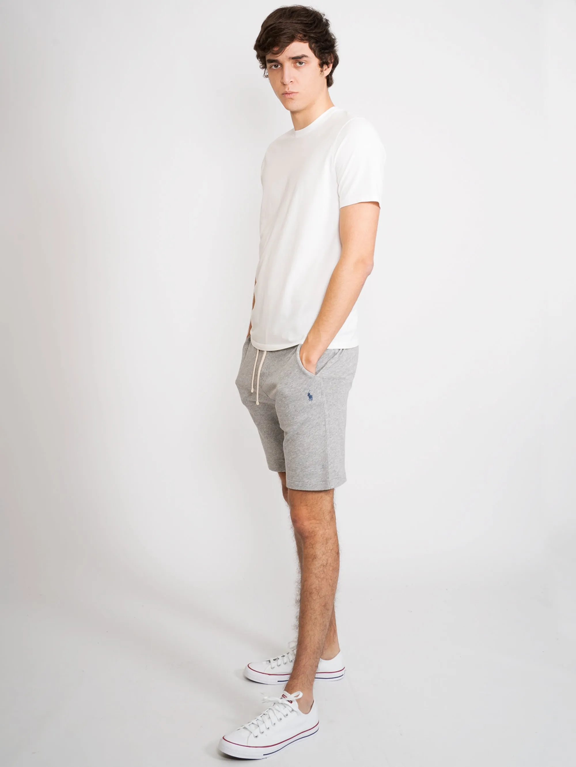 Gray Cotton Bermuda Shorts