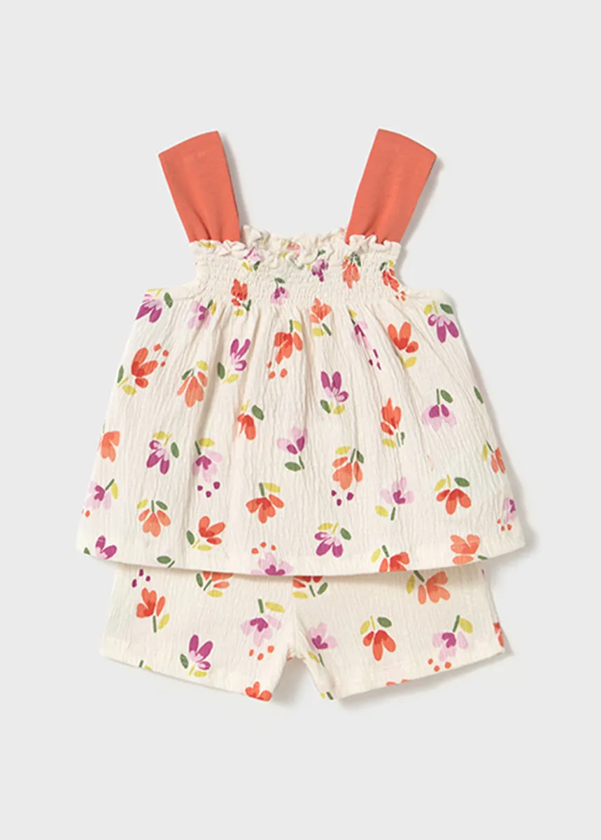 Greer Bambula Shorts Set - Carrot