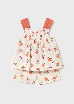 Greer Bambula Shorts Set - Carrot