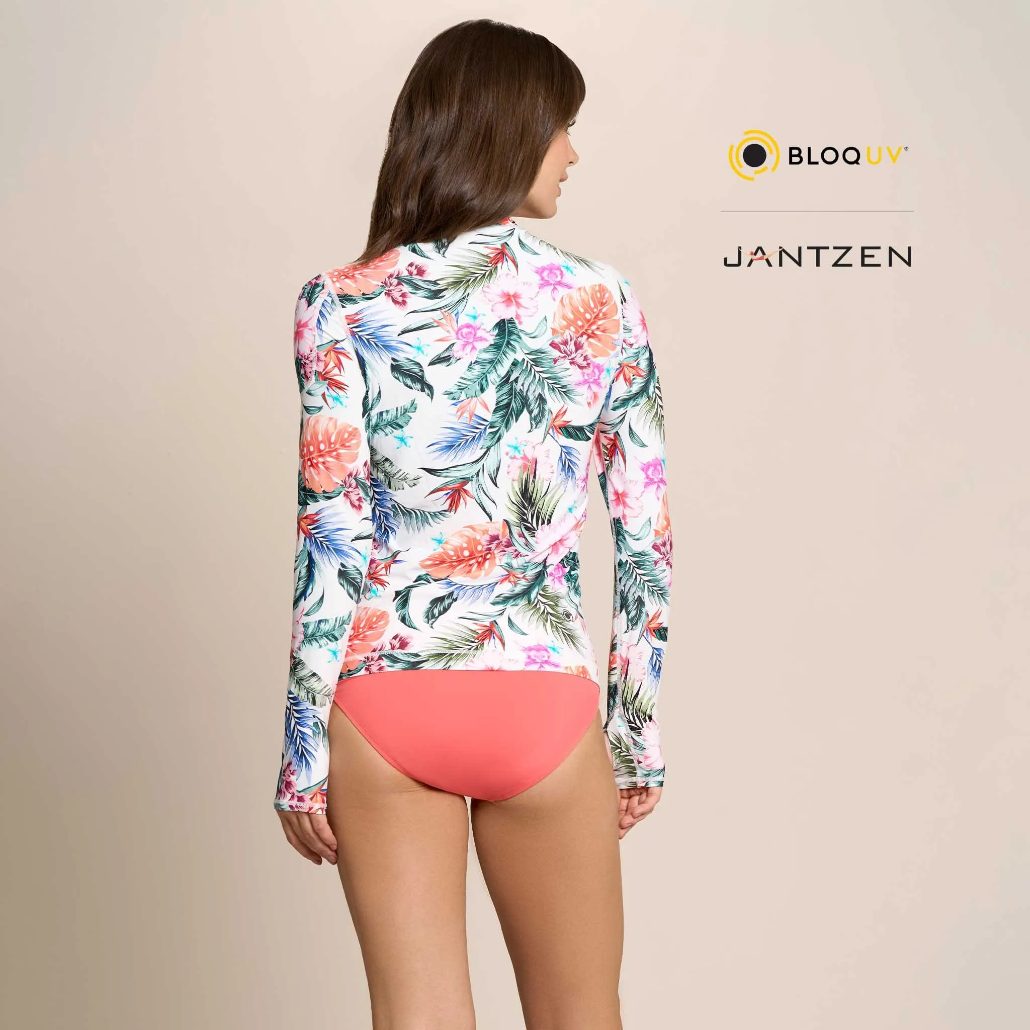 HAWAIIAN TERRACE 24/7 SWIM RASH GUARD TEE TOP