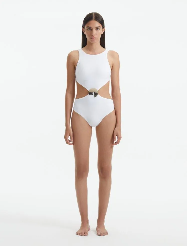 Honora White Swimsuit