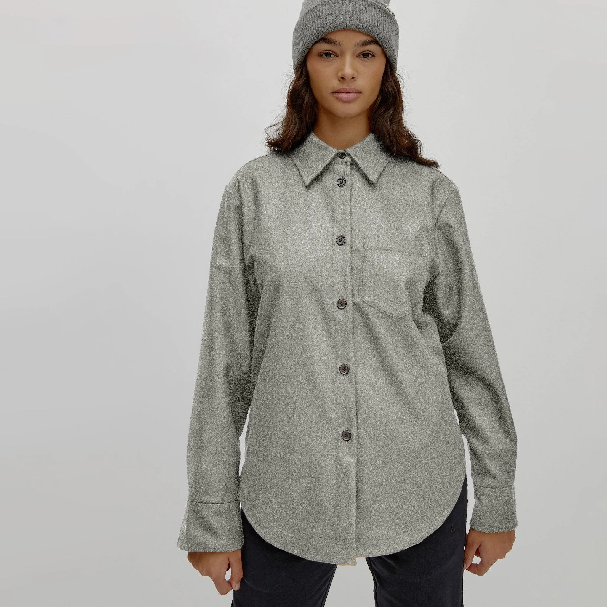 Italian Wool Shirt Jacket