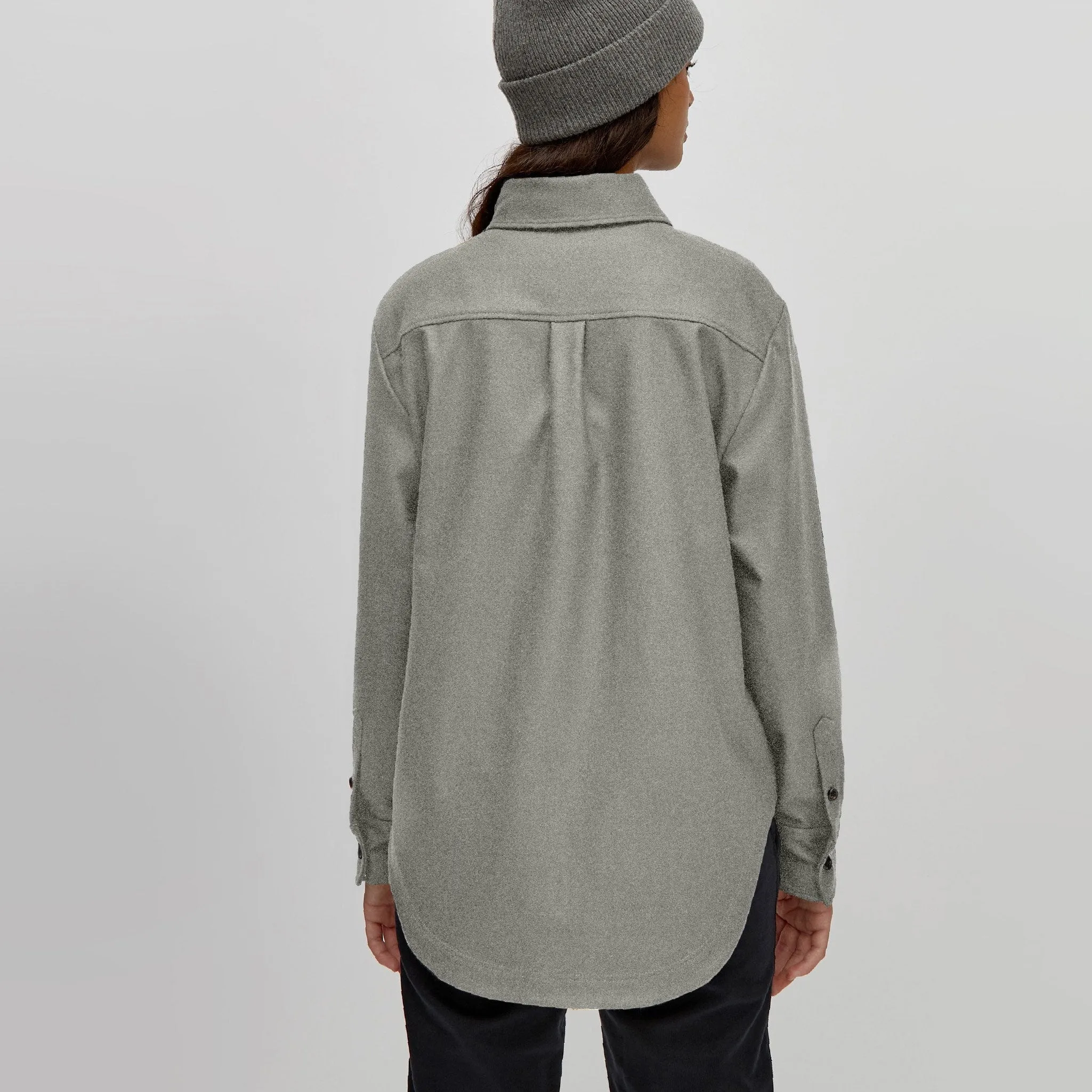 Italian Wool Shirt Jacket