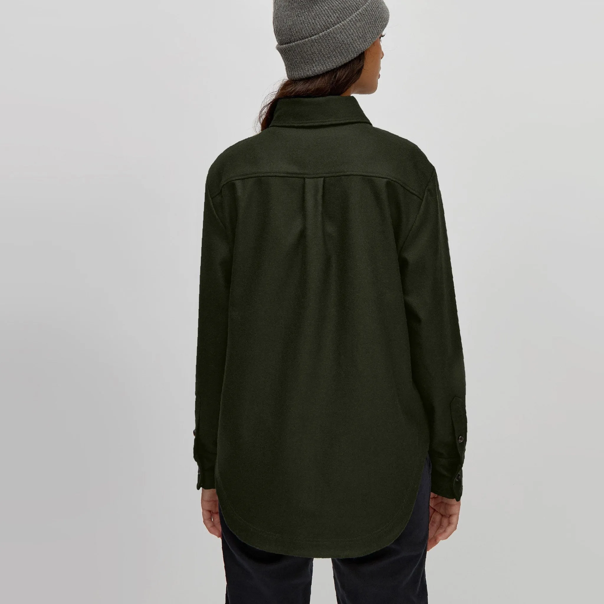 Italian Wool Shirt Jacket