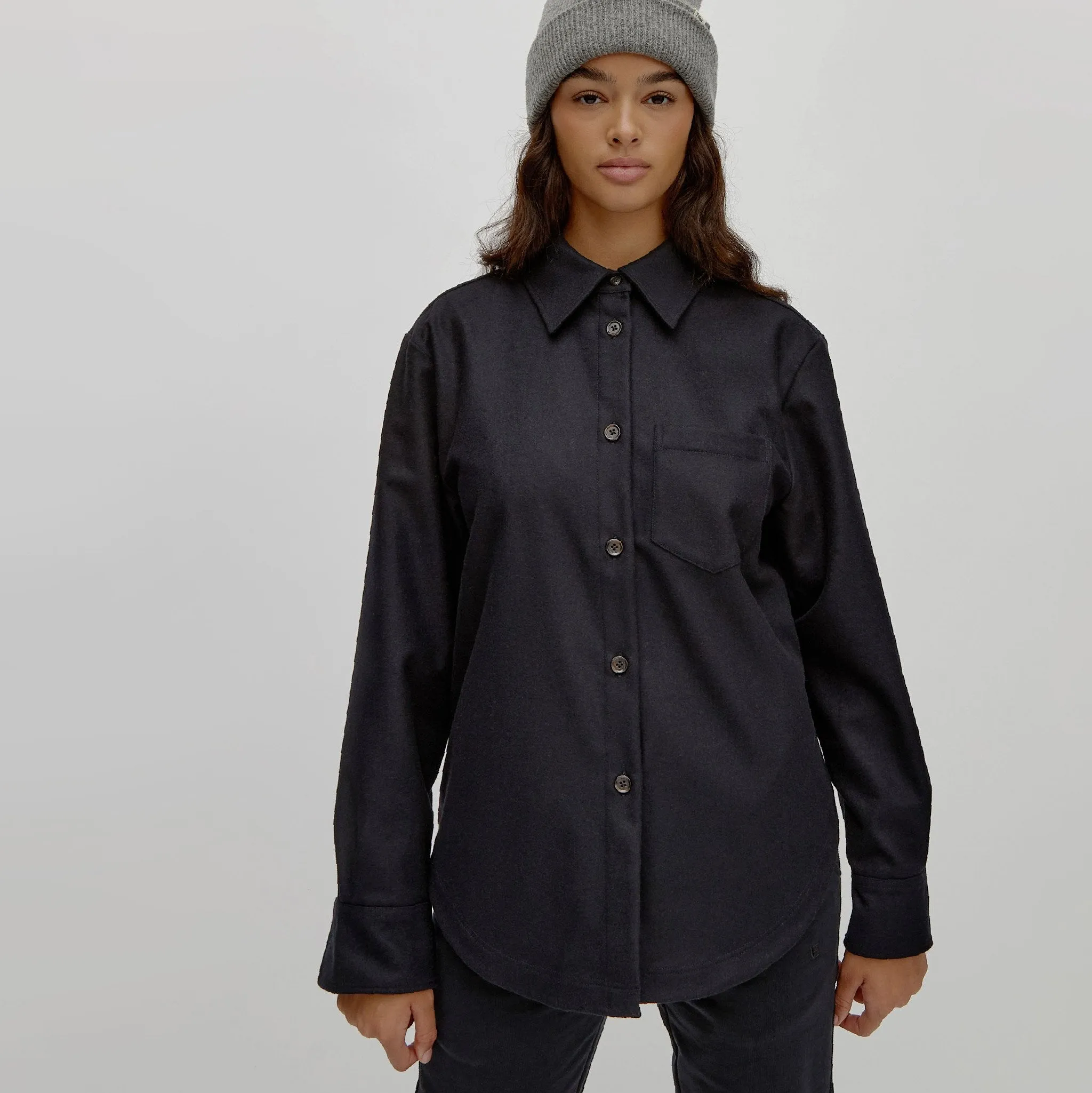 Italian Wool Shirt Jacket