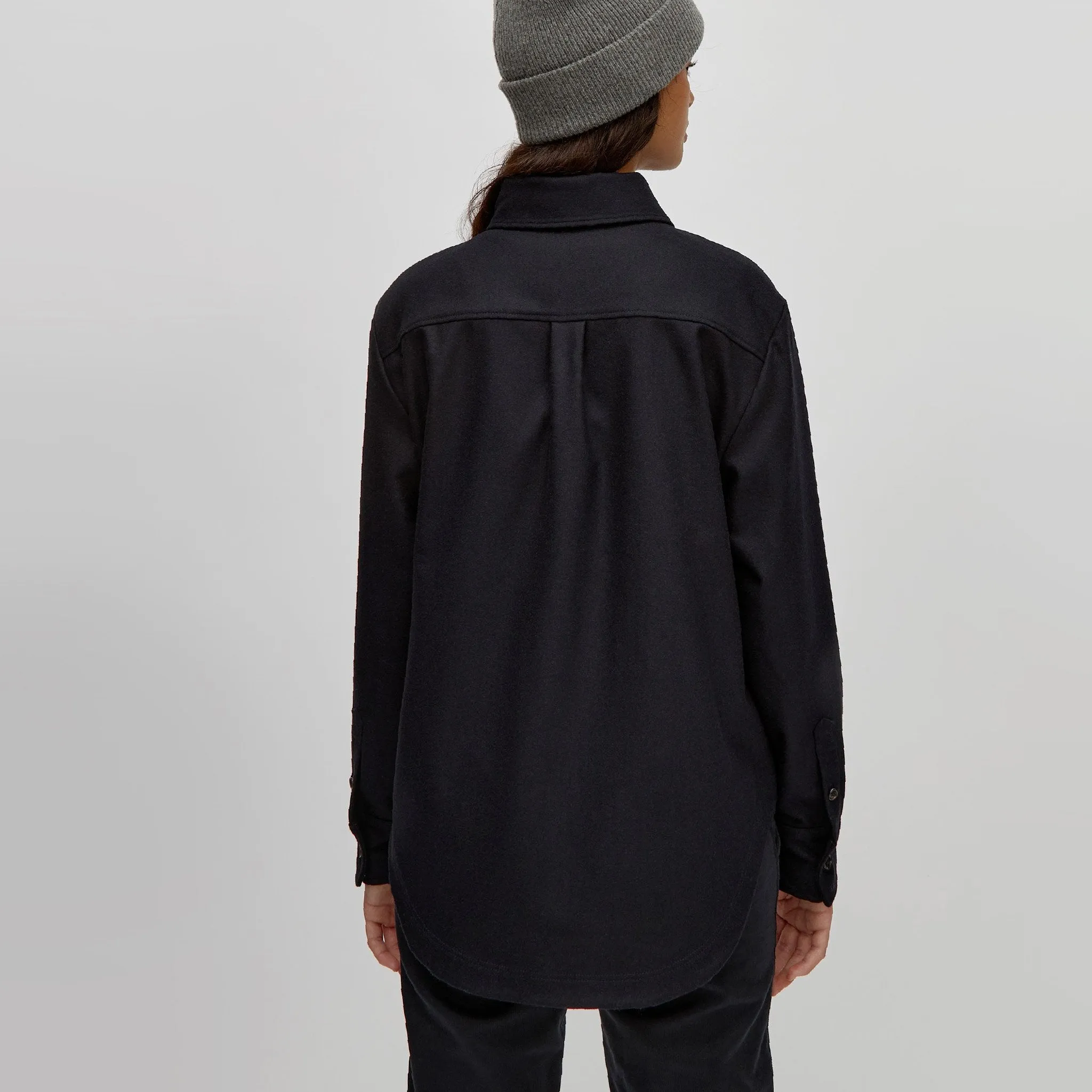 Italian Wool Shirt Jacket