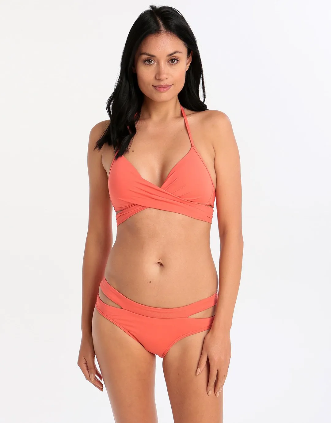 Jetset Crossover Top - Coral