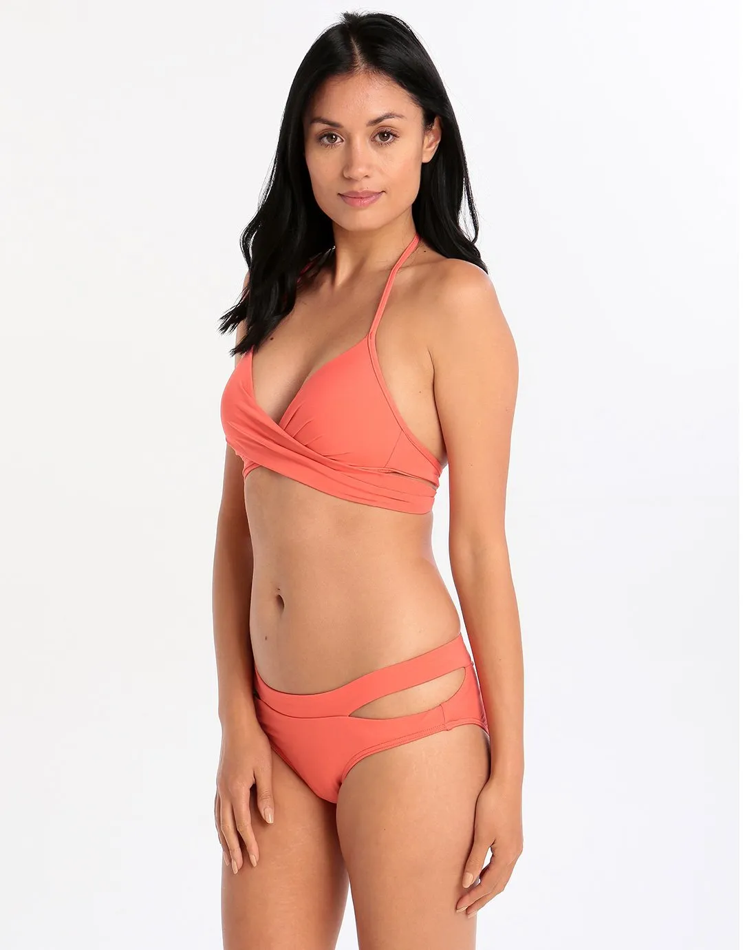 Jetset Crossover Top - Coral