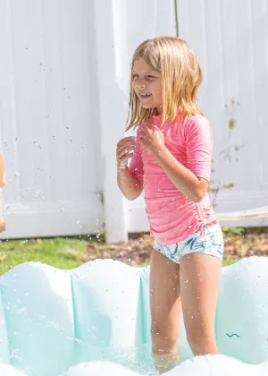 kids swim set in melon
