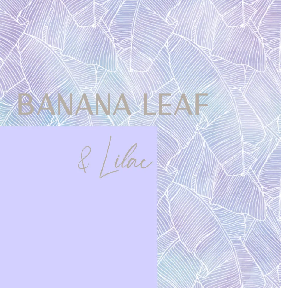 Lehua Bottom| Banana Leaf   Lilac