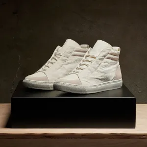 Men's Solstice Skate High Top Sneaker - White/Taupe