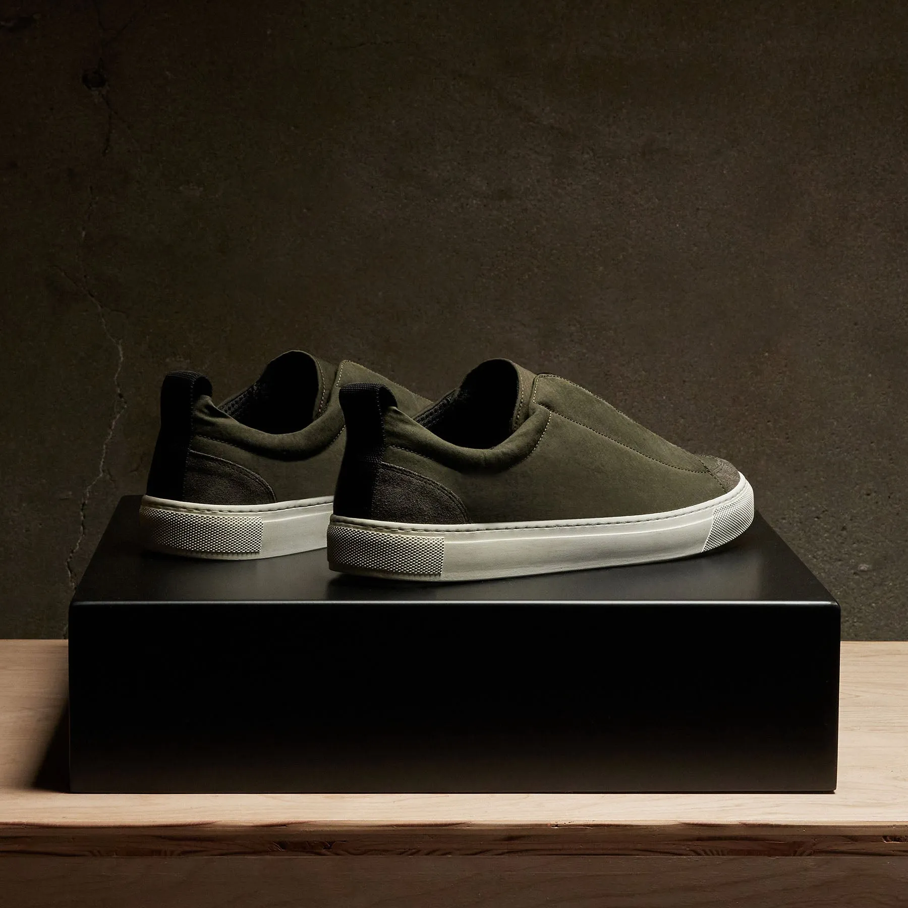 Men's Solstice Skate Low Top Sneaker - Olive