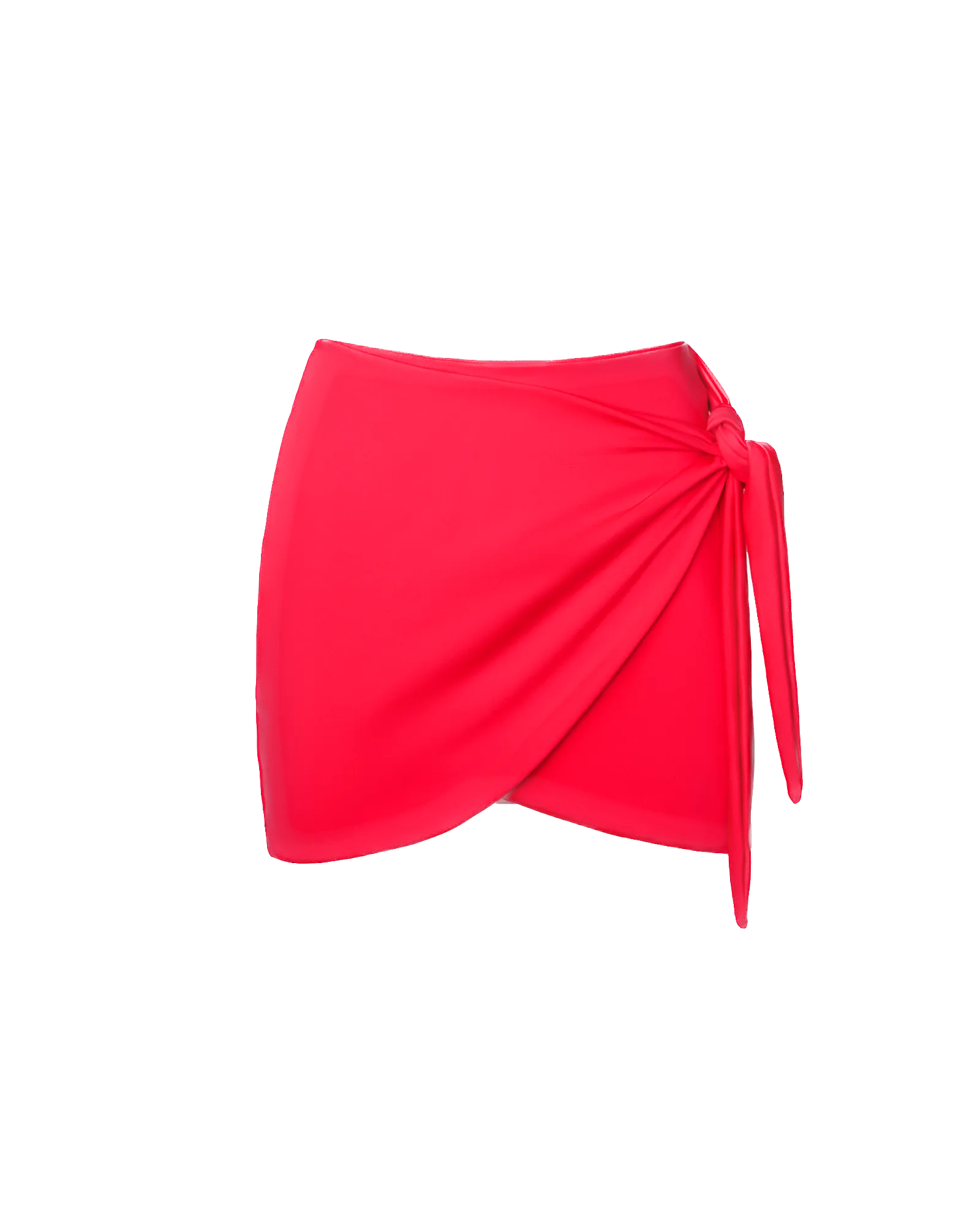 Mini Wrap Skirty - Hot Coral