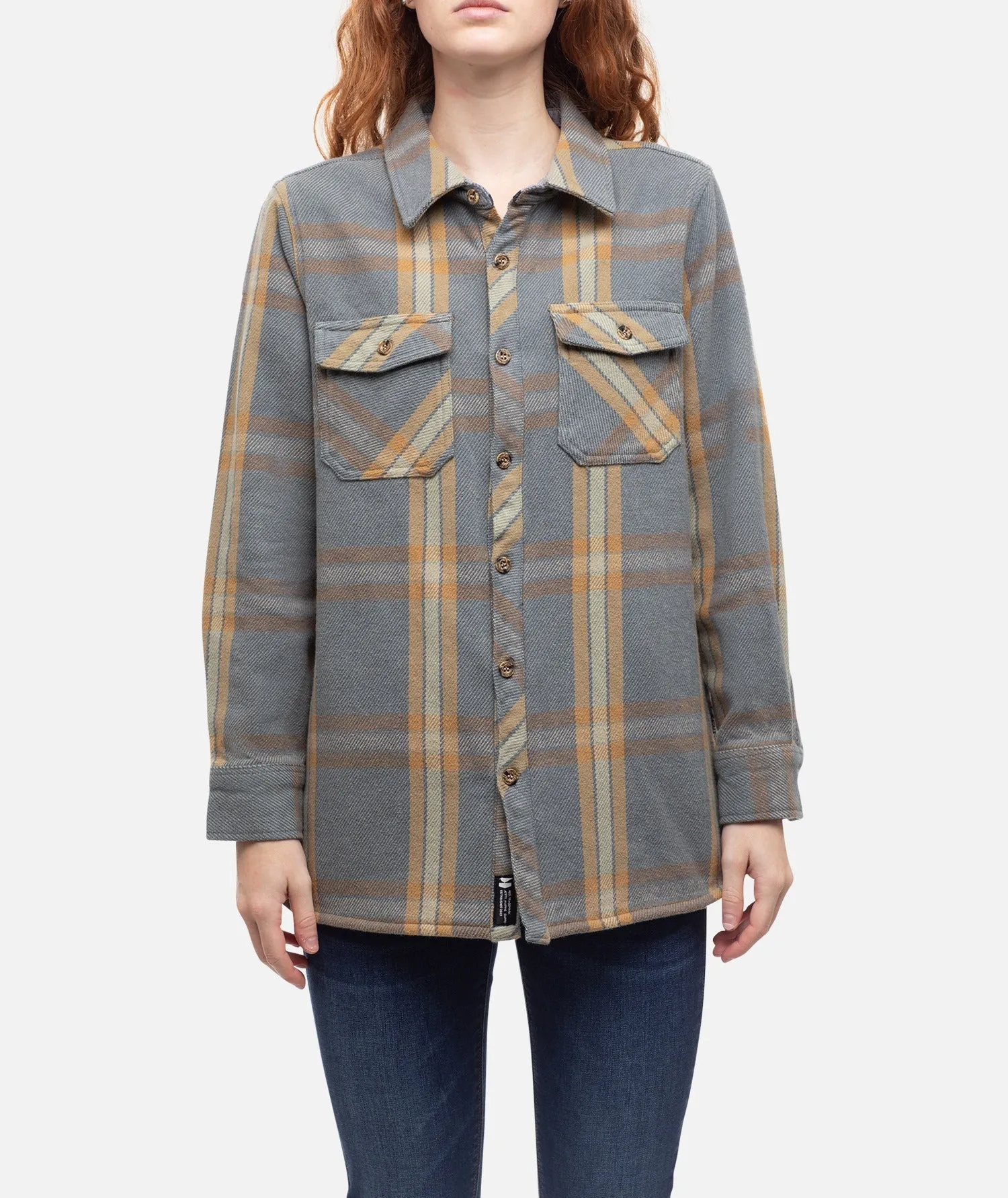 Newport Flannel Top - Fog