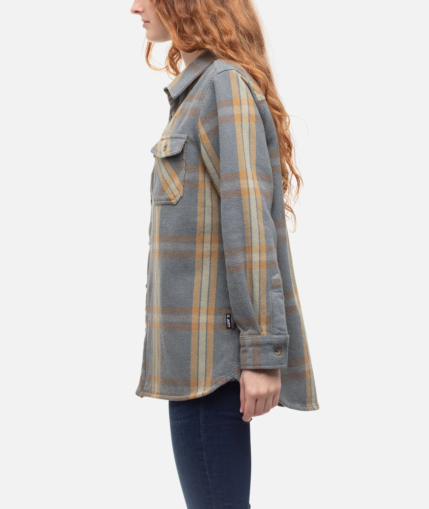 Newport Flannel Top - Fog