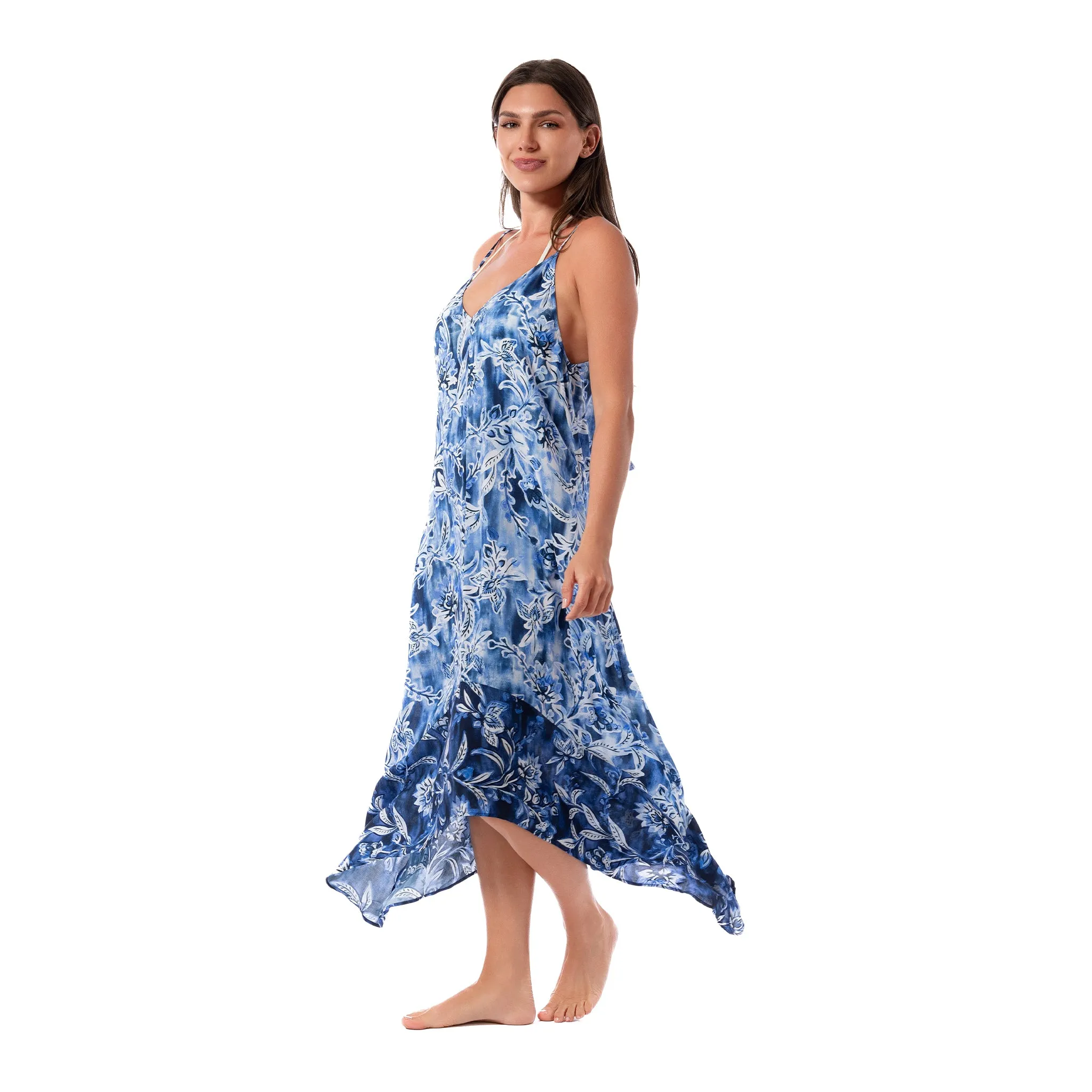 OCEAN MOSAIC MAGGIE SCARF DRESS