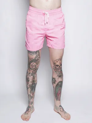 Pink swim shorts