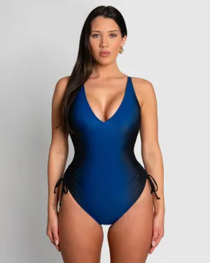 Plungey Cinched Leg - Midnight Ombre