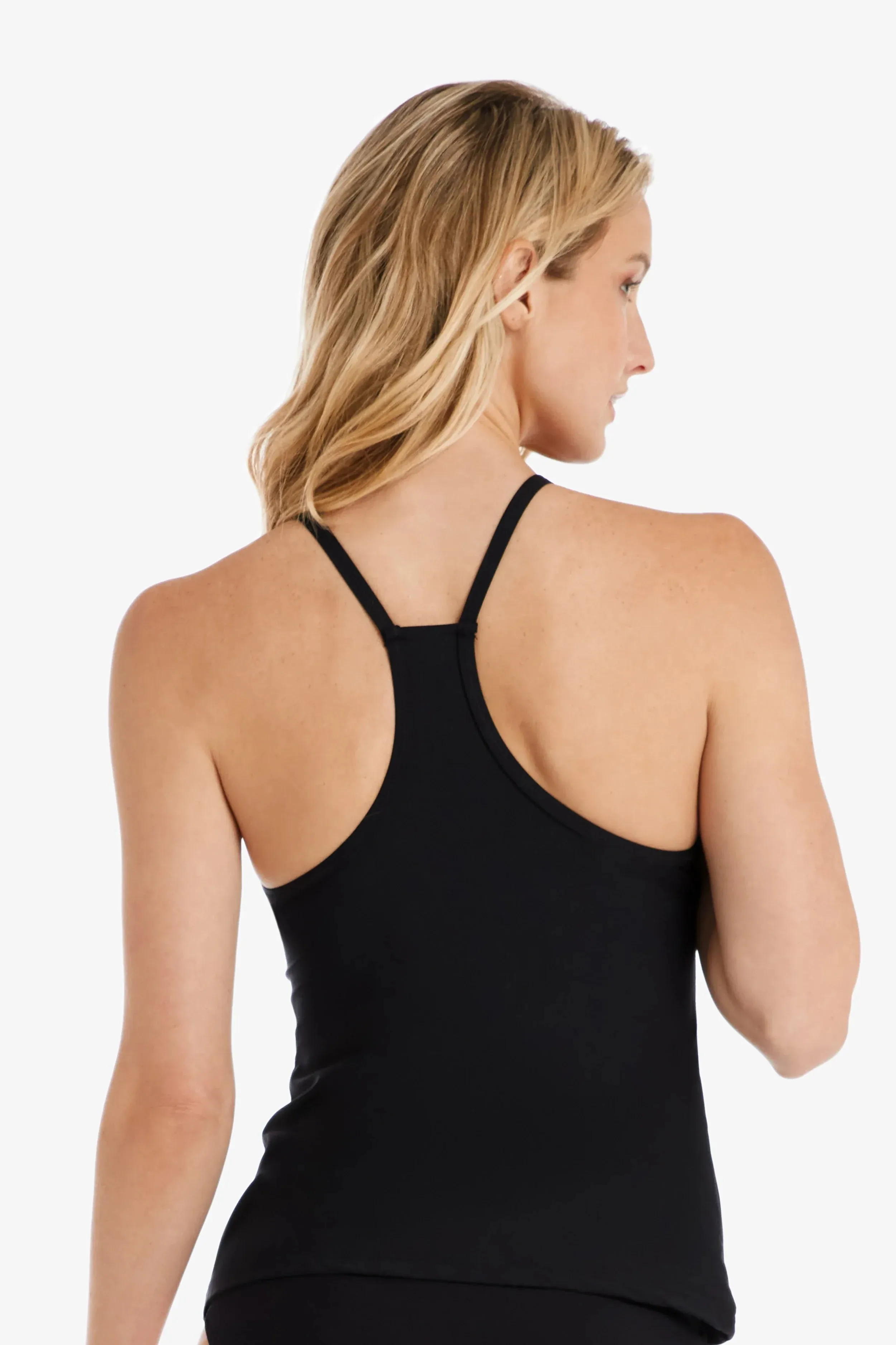 Racerback Tankini  |  Black