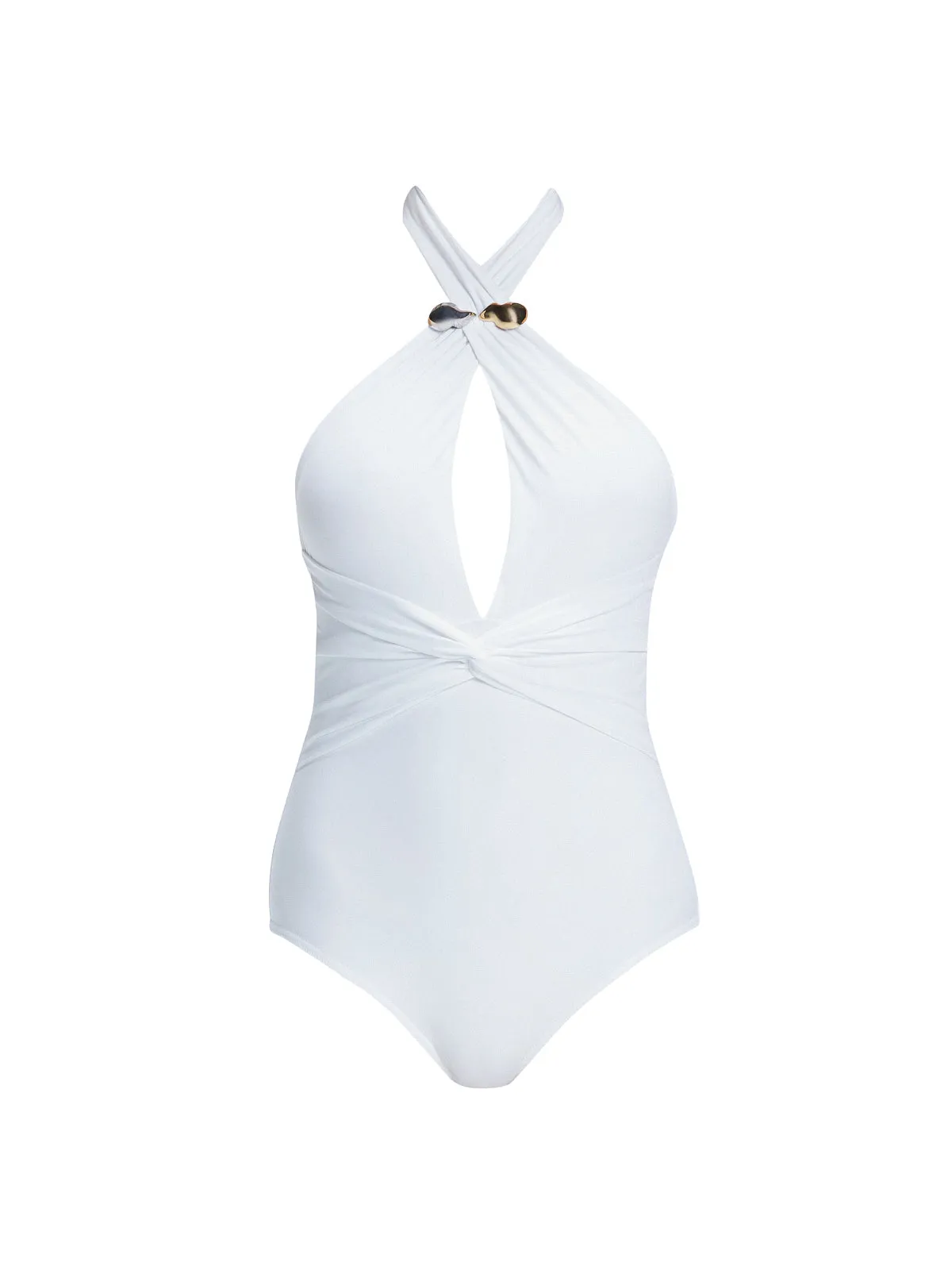 Rosamund High Neck One Piece Swimsuit