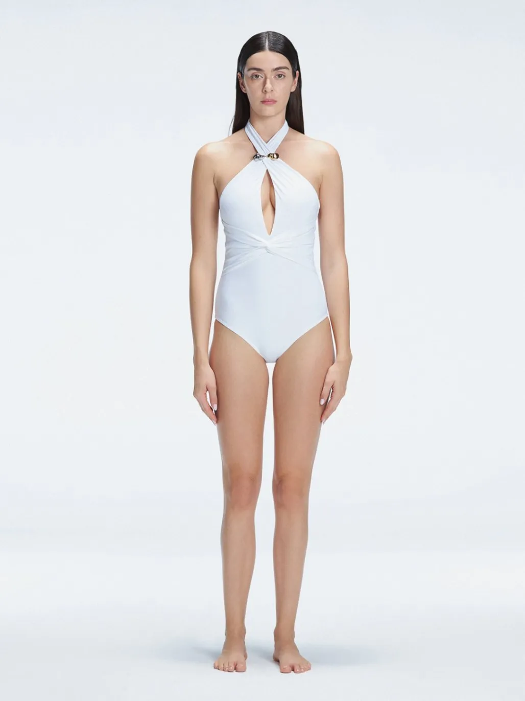 Rosamund High Neck One Piece Swimsuit