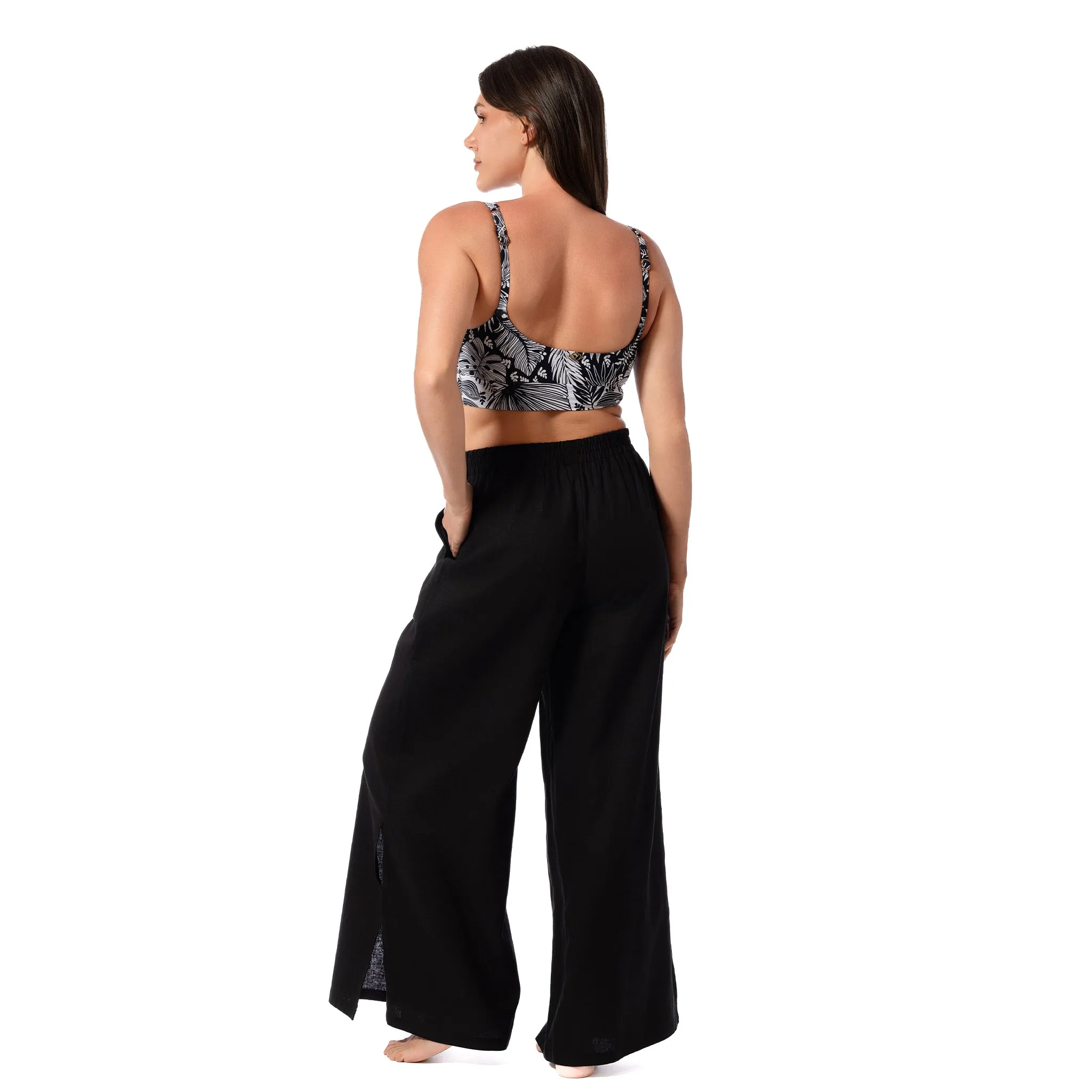 ROYAL BLACK JOSEPHINE PULL ON PANT