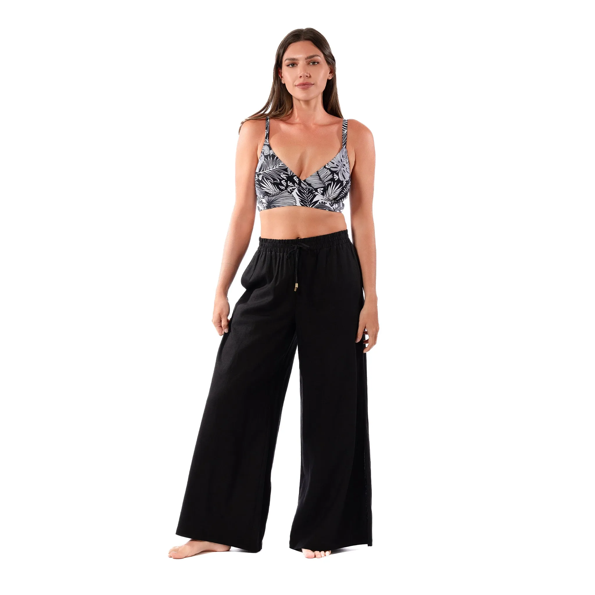 ROYAL BLACK JOSEPHINE PULL ON PANT