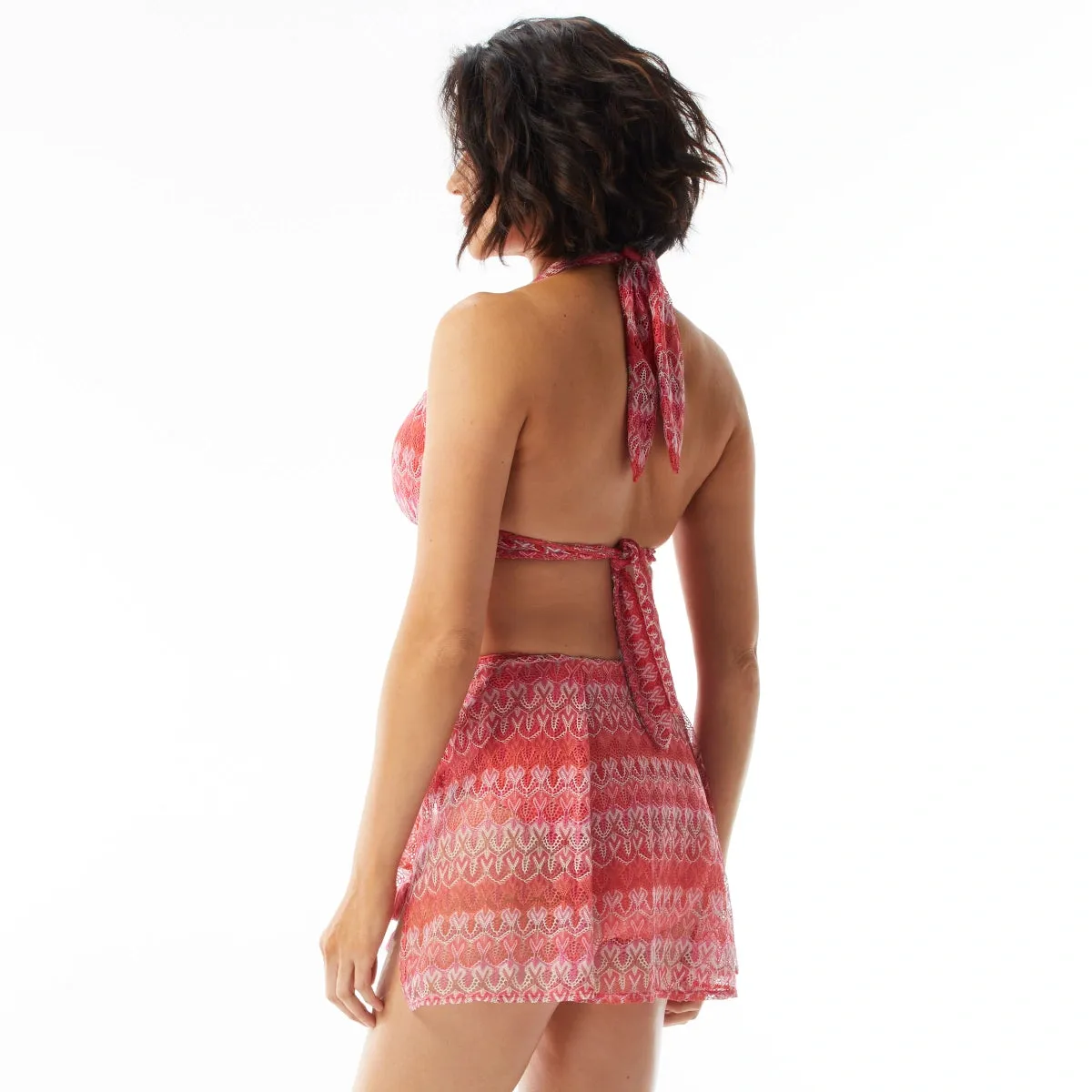 SALE Coco Contours Summer Athena Draped Crochet Halter Top