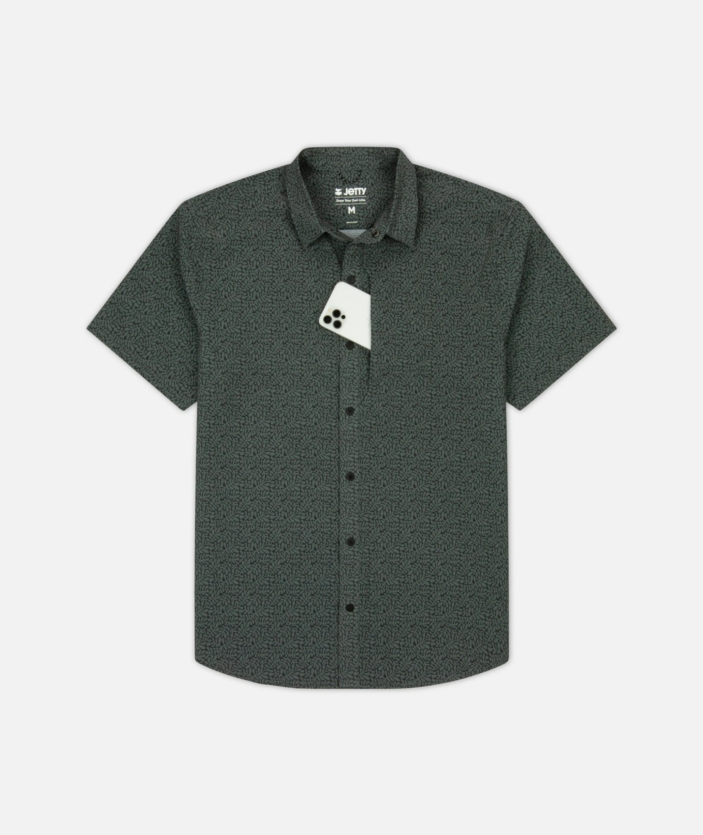 Sandspit Tech Shirt - Charcoal