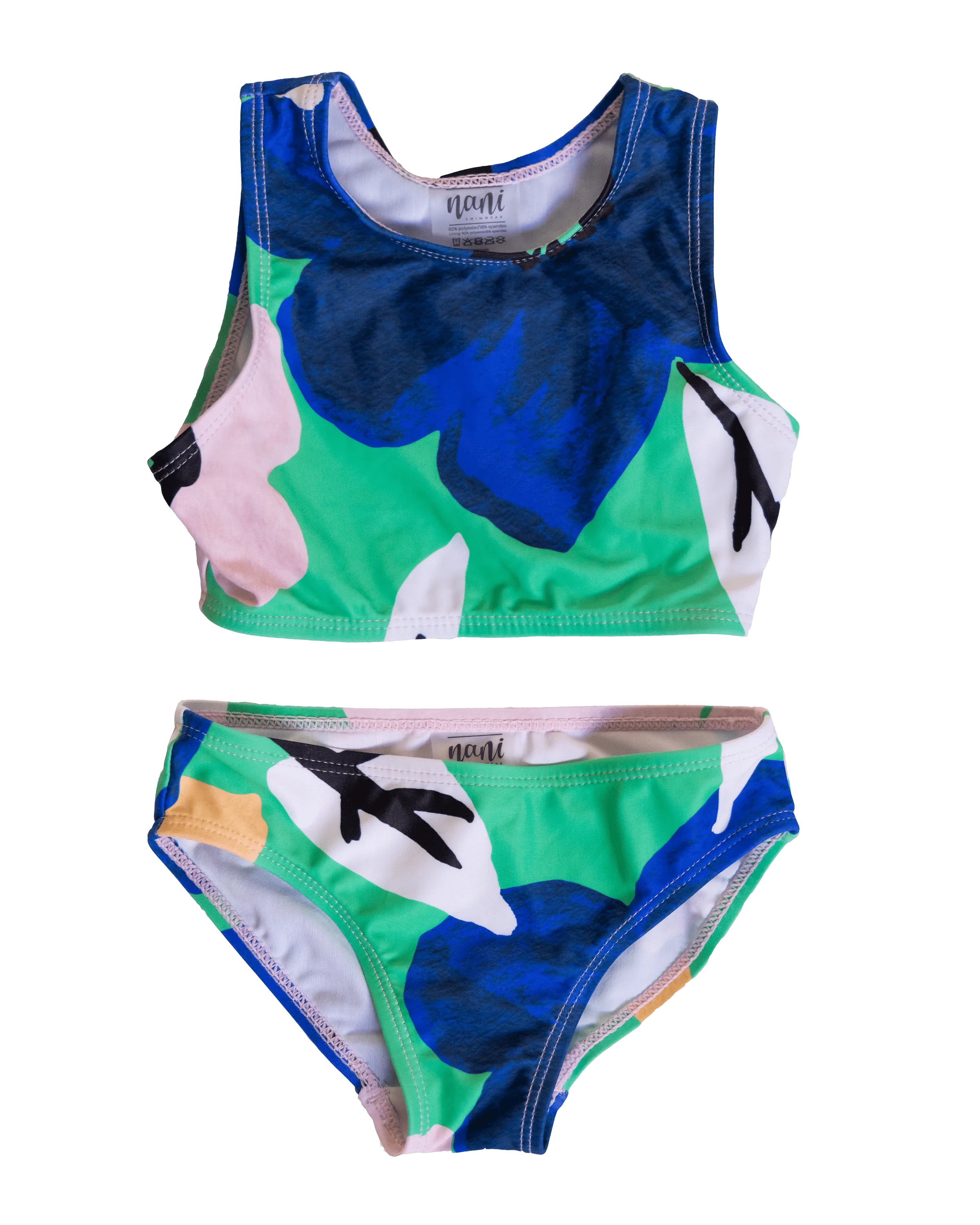 Sea Floral Kids Mini Two Piece Set