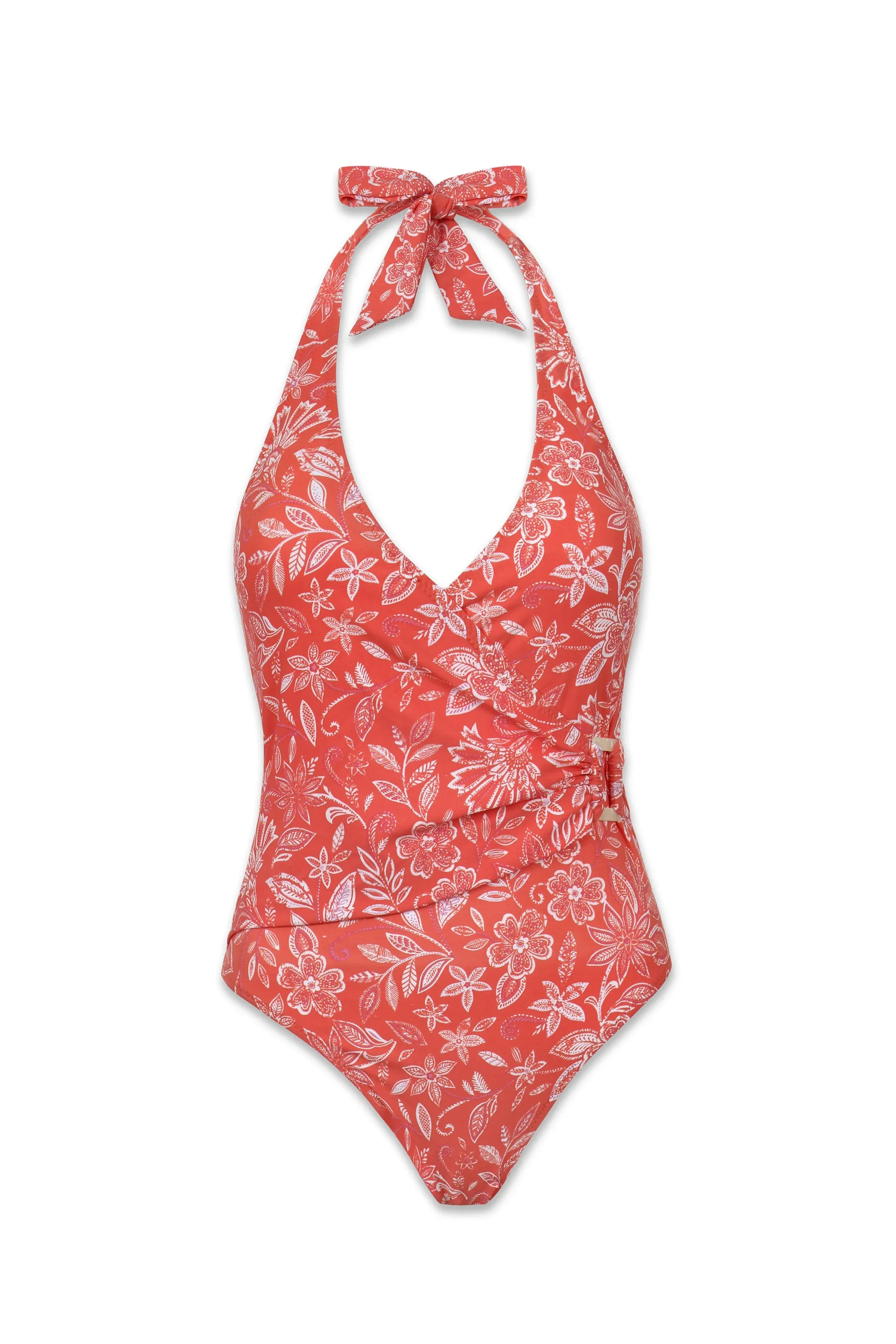Shell Wrap One-Piece  |  Gigi Floral