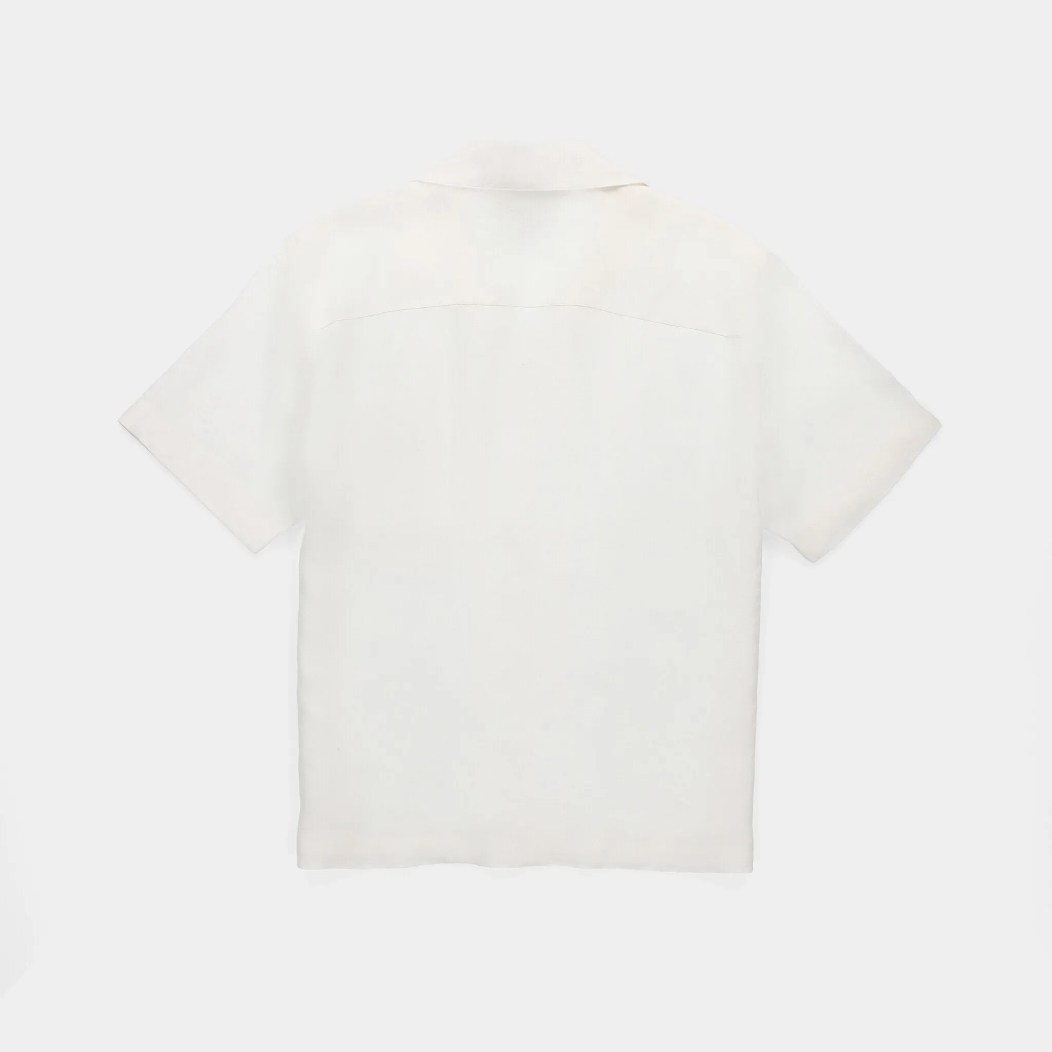 Short Sleeve Linen Camp Shirt