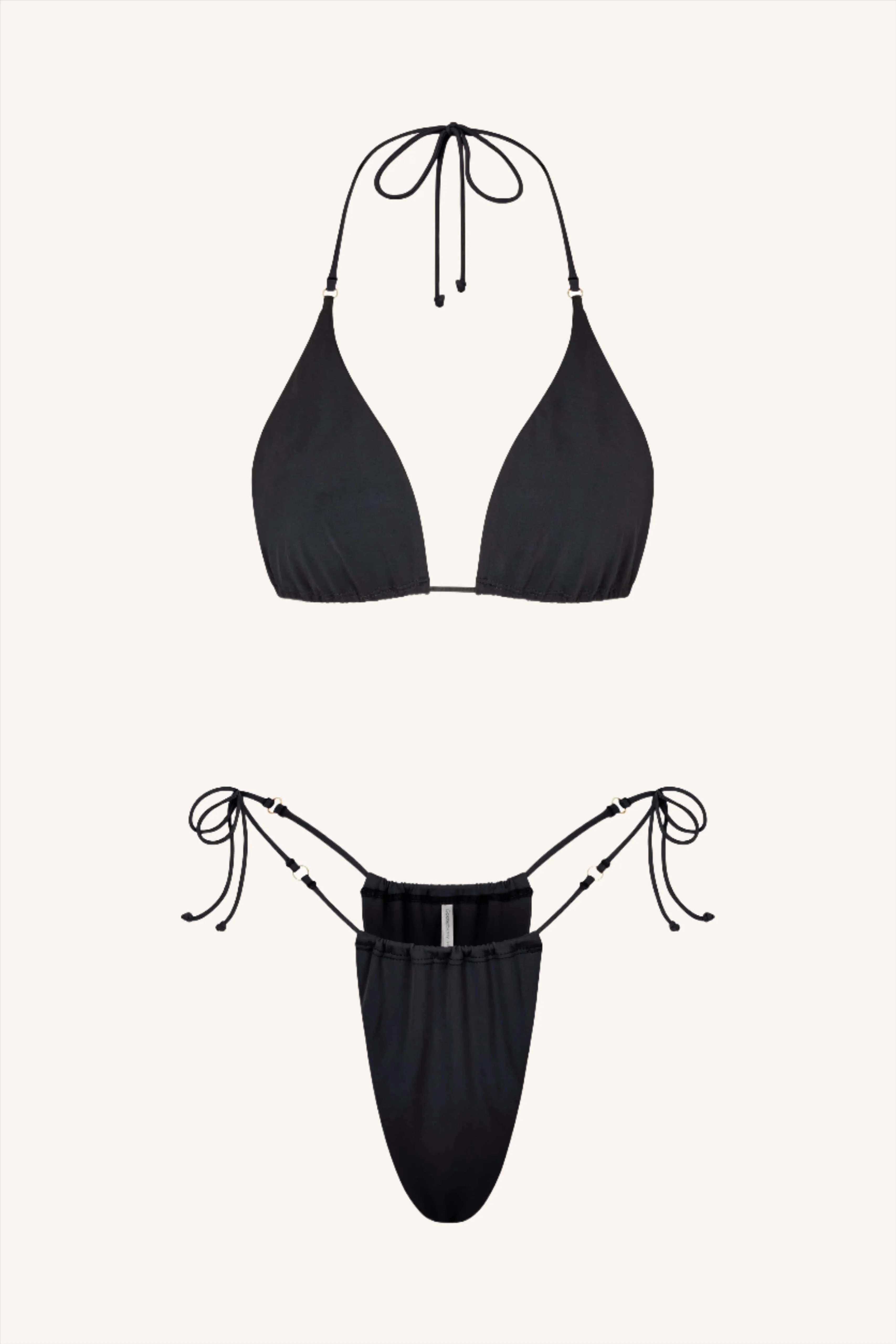 Side Tie Bikini Briefs Cerulean