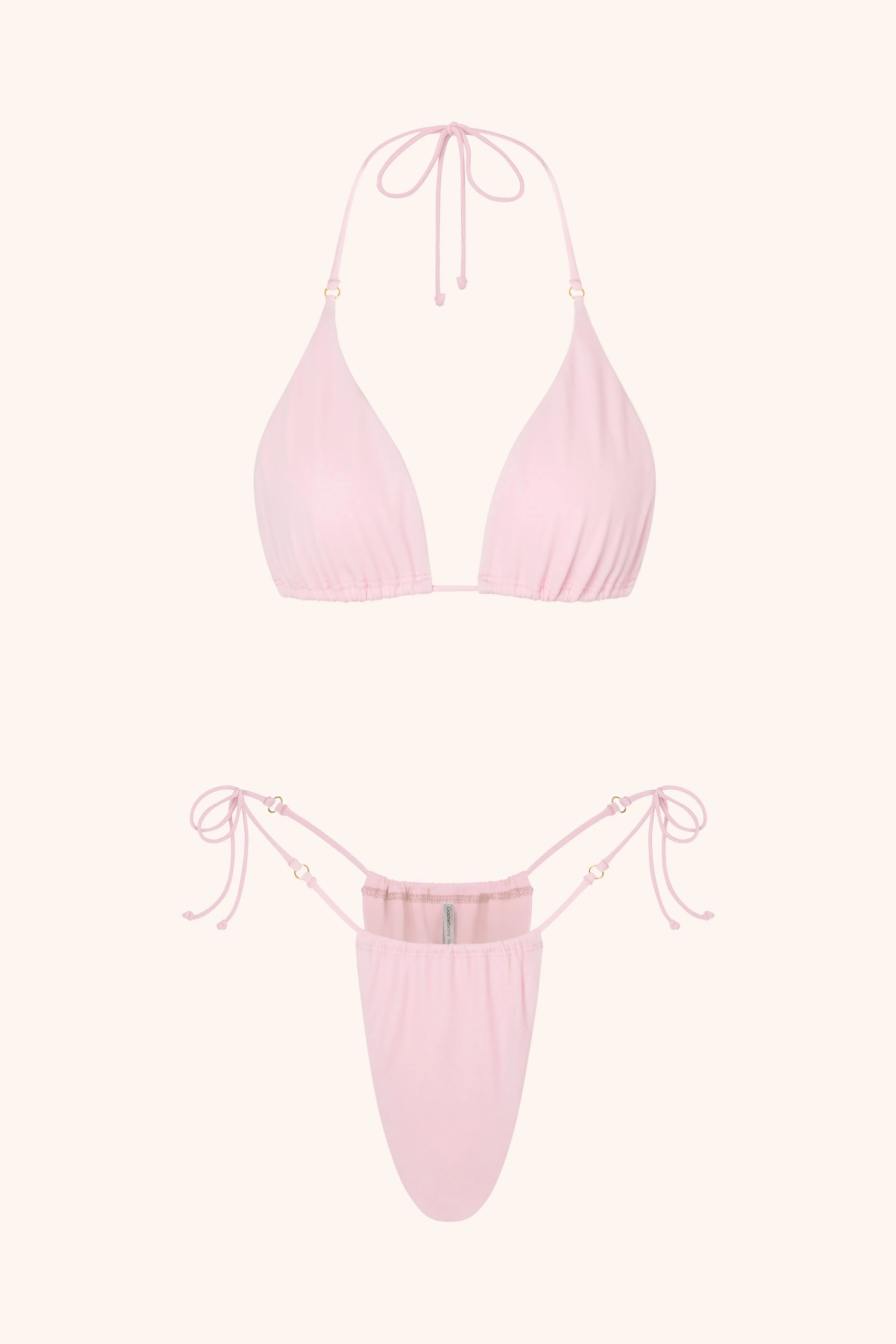 Side Tie Bikini Briefs Cerulean