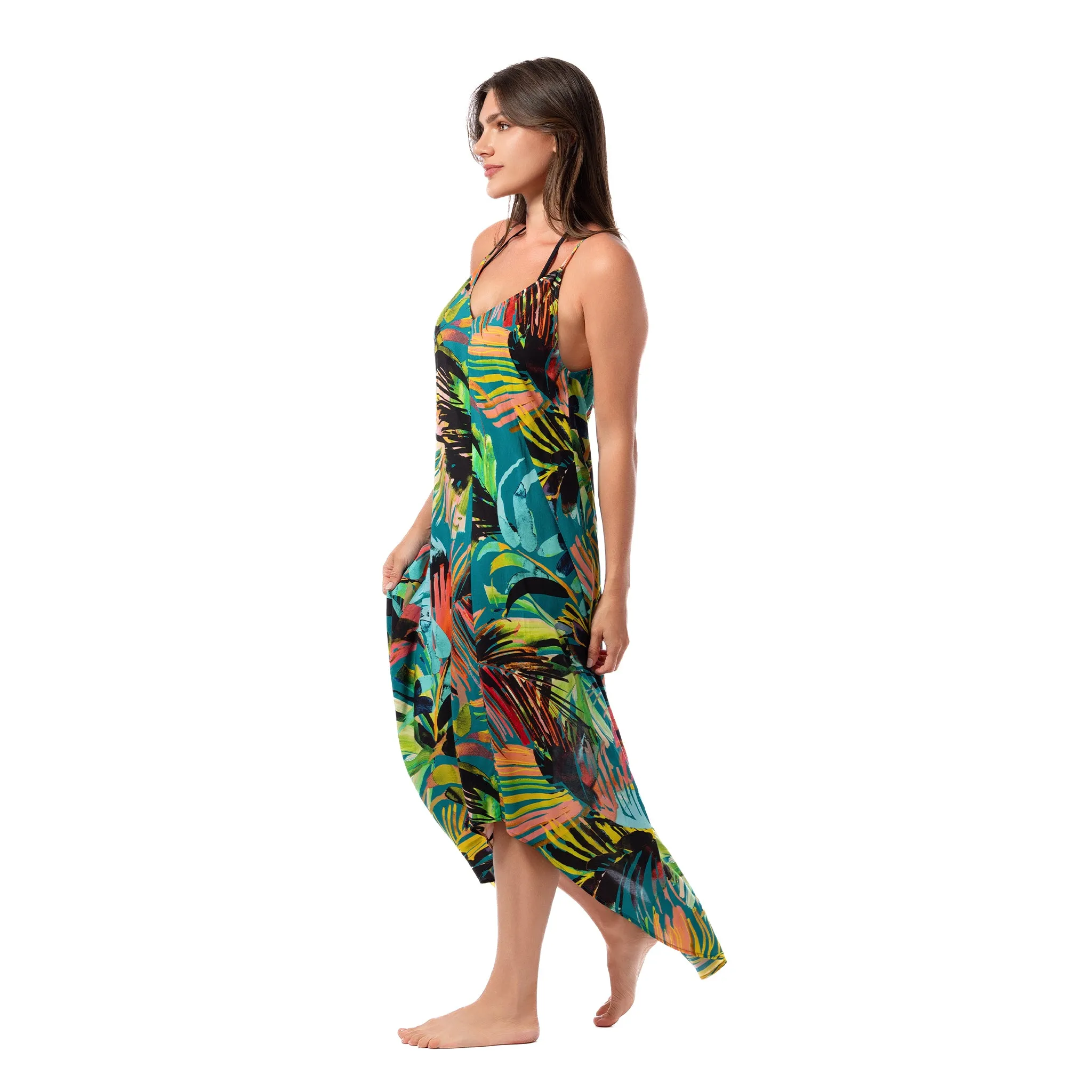 SUNSET MAGIC MAGGIE SCARF DRESS