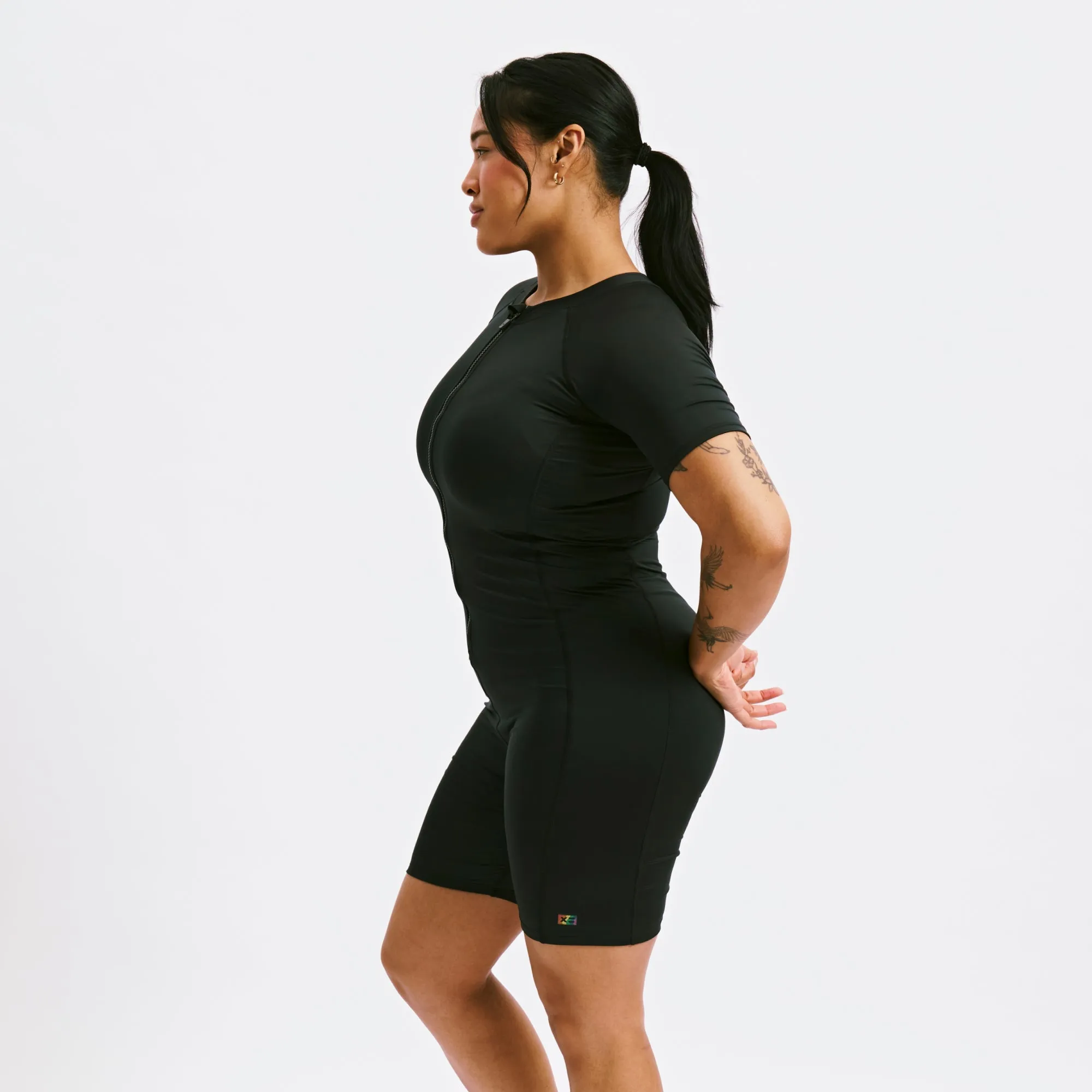 Swim 6" Unisuit - Black