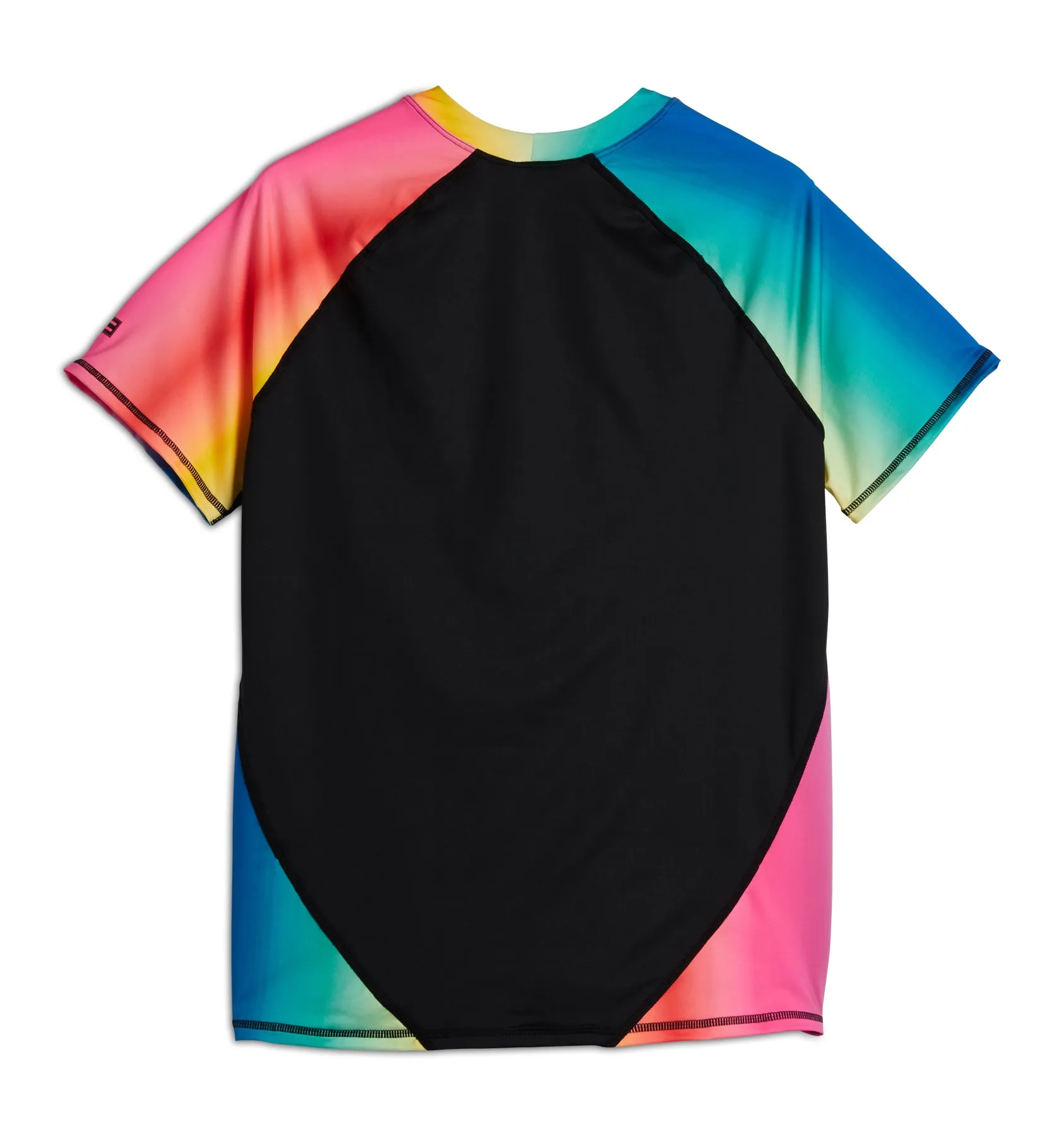 Swim Rashguard Tee - Melting Rainbow