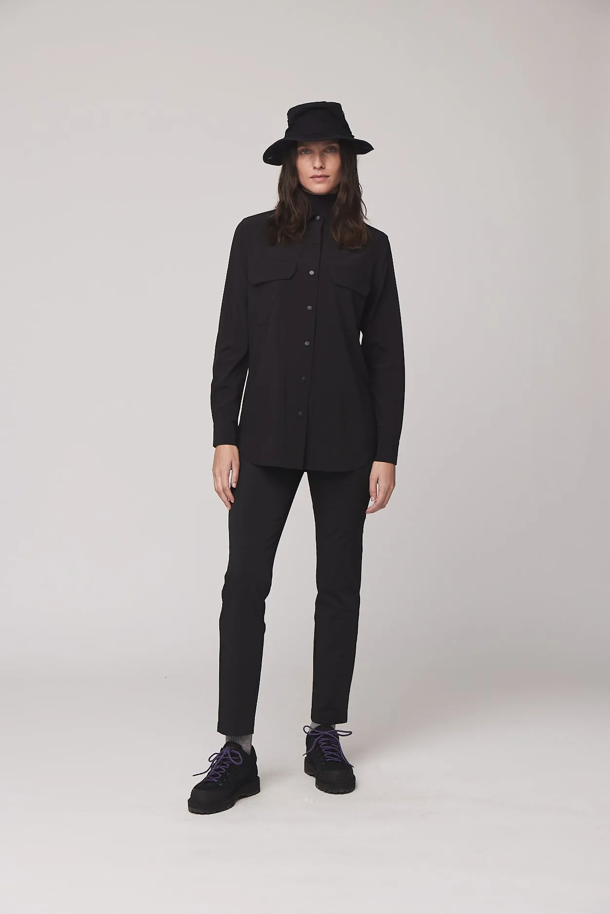 Tech Slk Long Sleeve Pocket Button Down