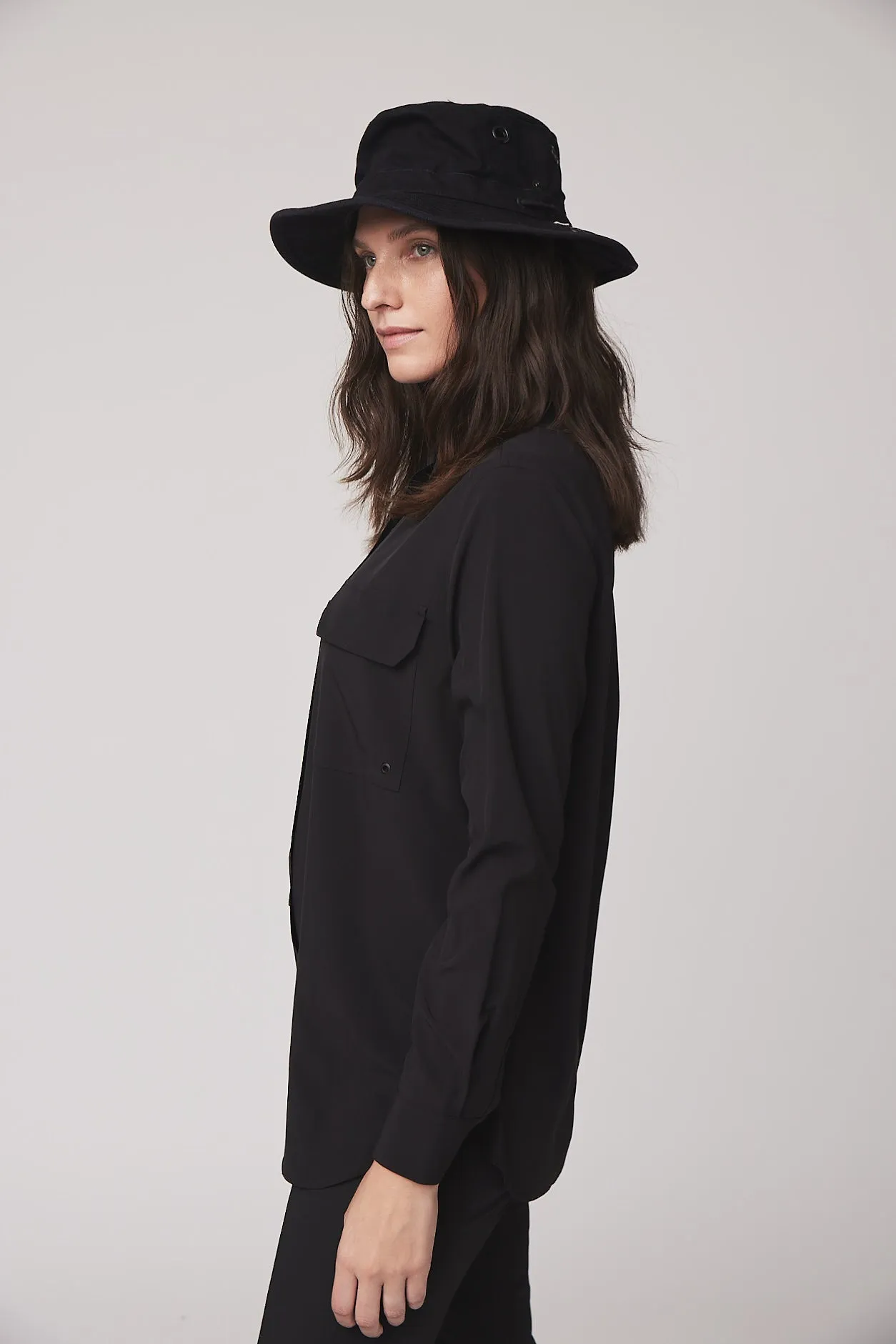 Tech Slk Long Sleeve Pocket Button Down