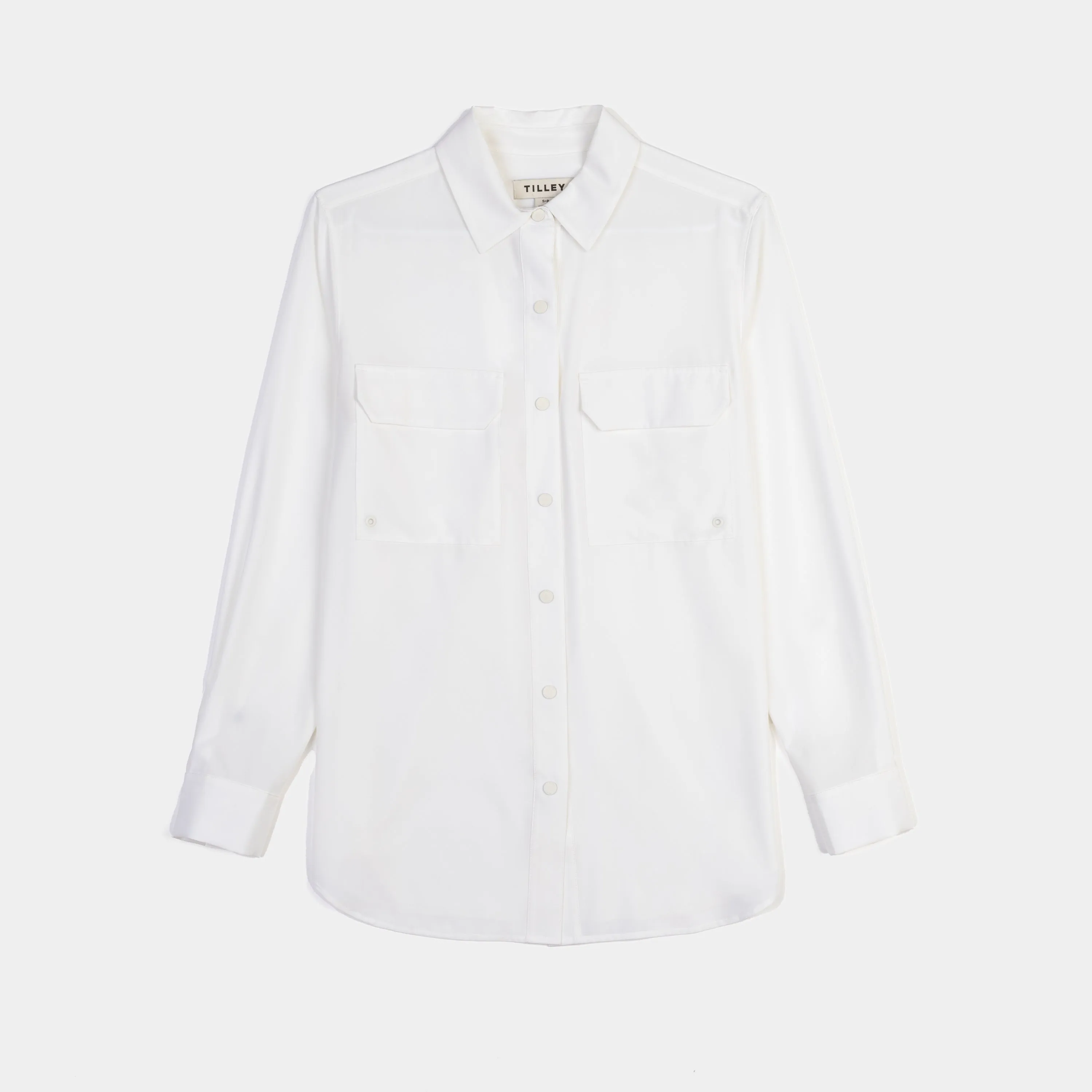 Tech Slk Long Sleeve Pocket Button Down