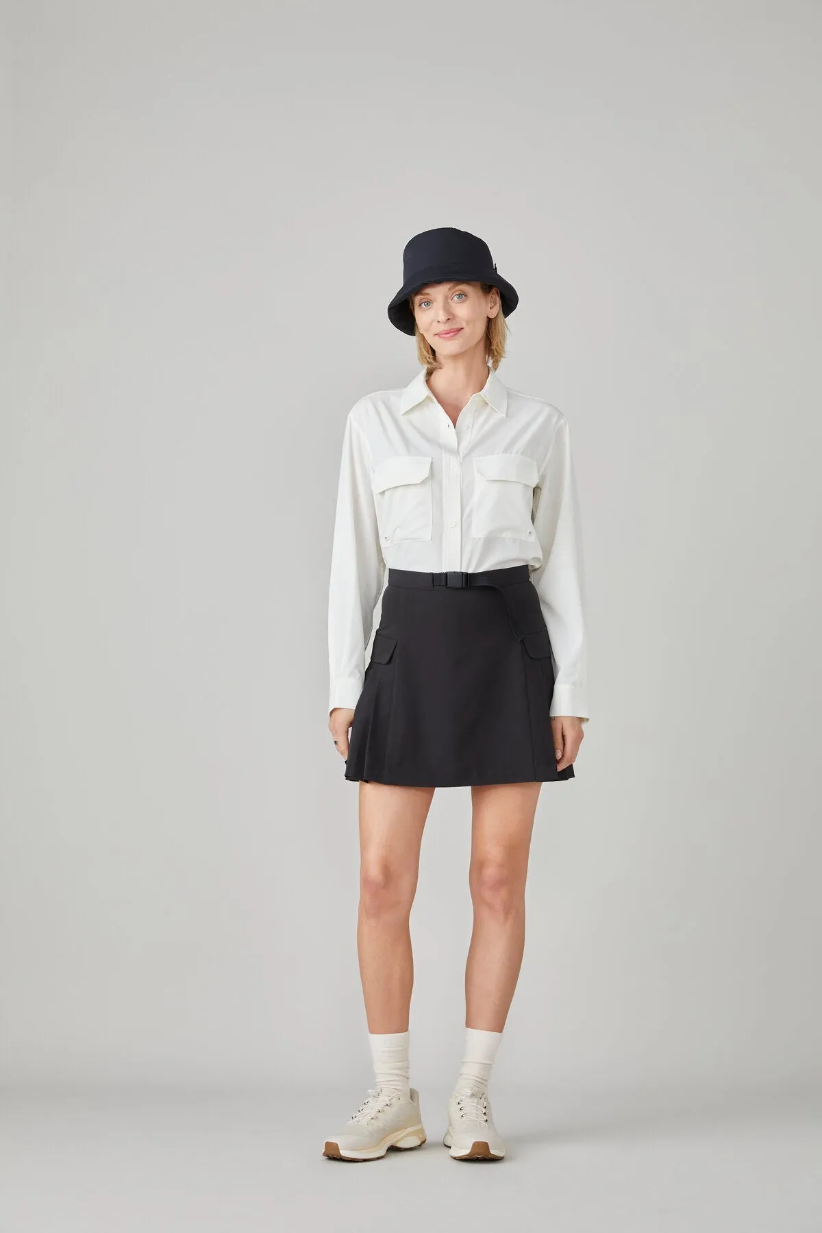 Tech Slk Long Sleeve Pocket Button Down