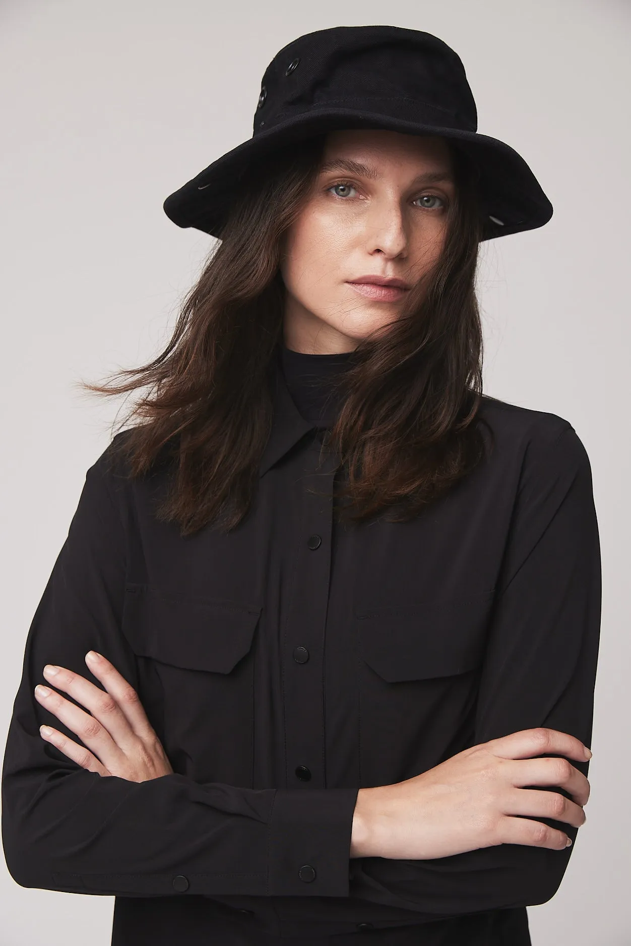 Tech Slk Long Sleeve Pocket Button Down