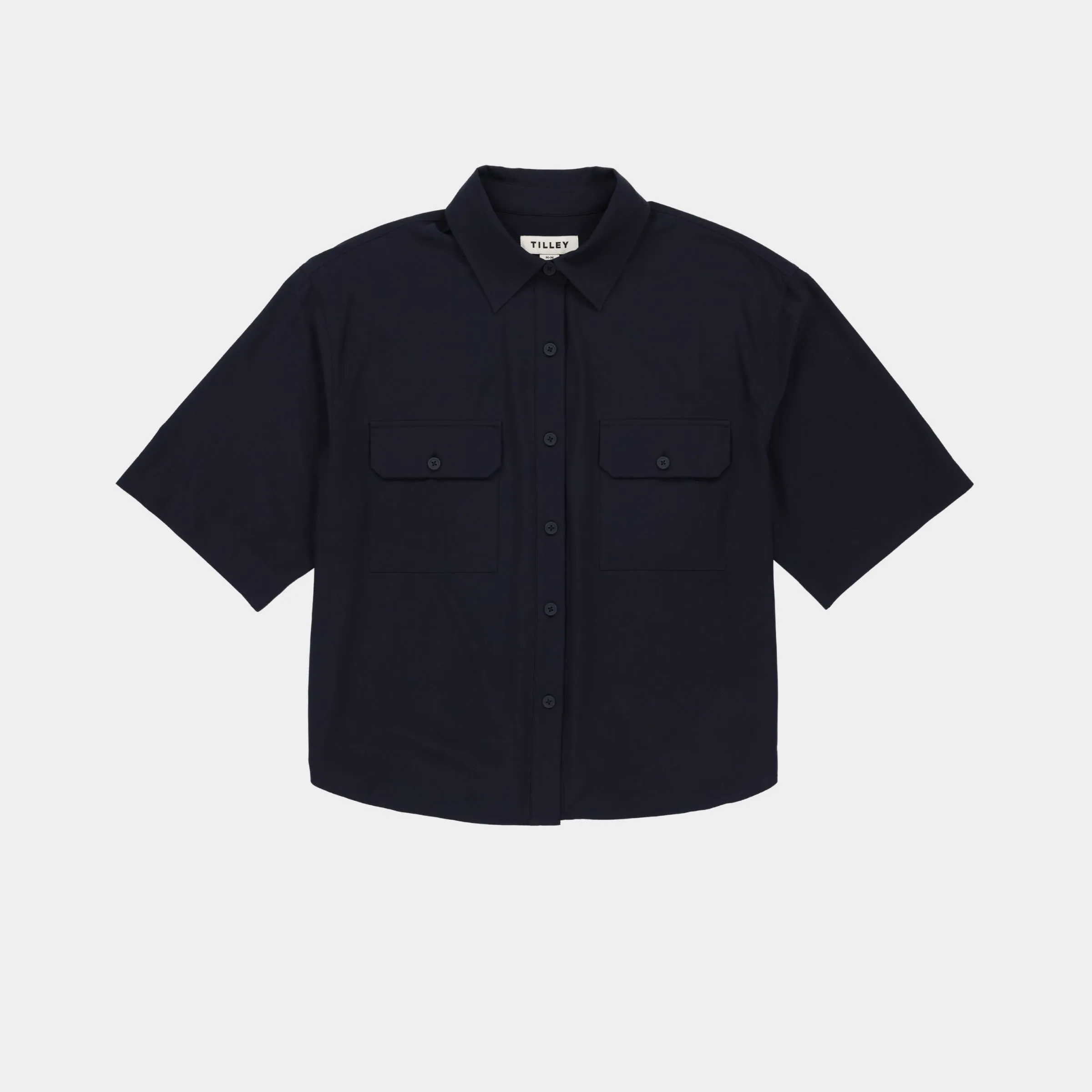 Tech Slk Oversized Short Sleeve Shirt