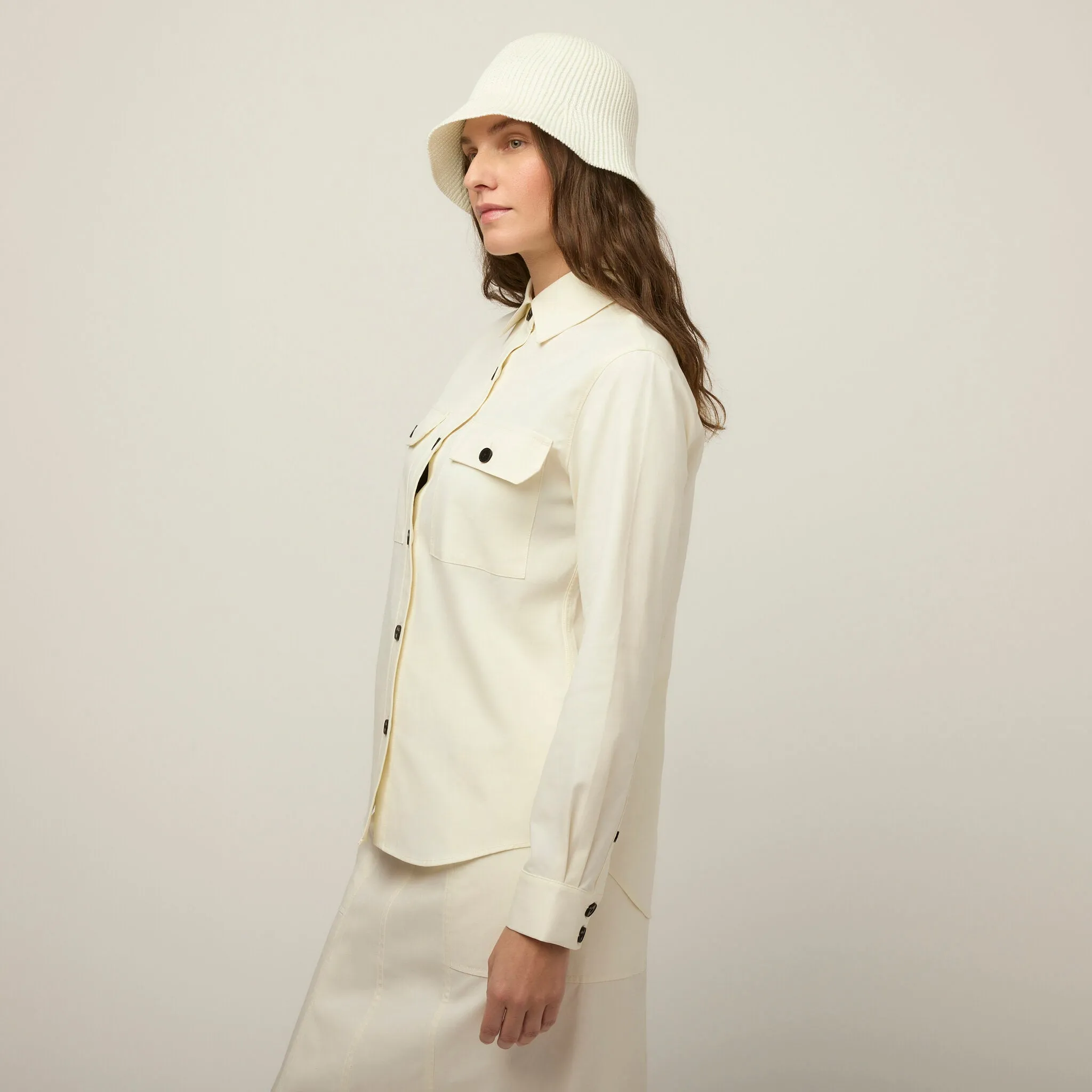 Tencel Cotton Oversized Shirt
