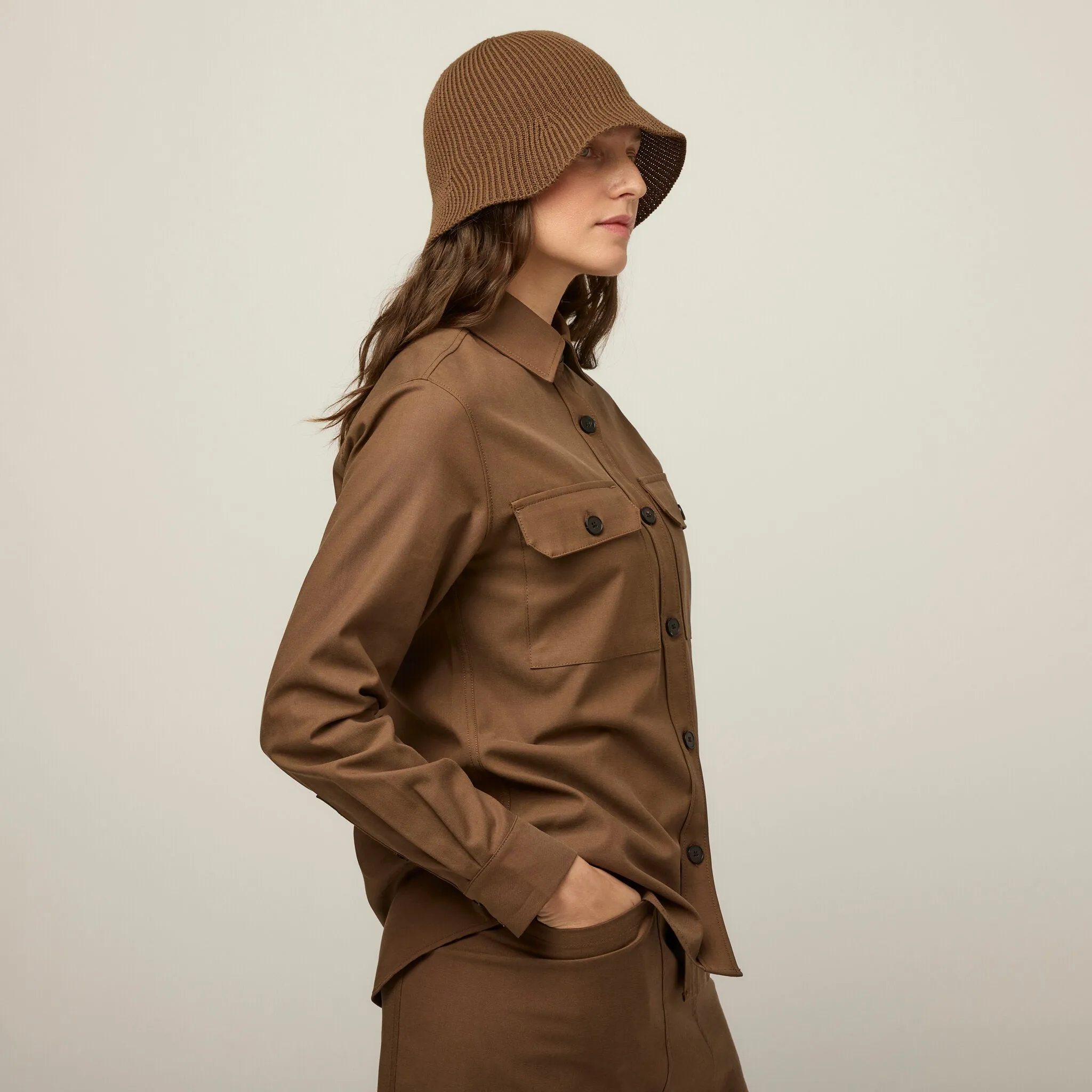 Tencel Cotton Oversized Shirt