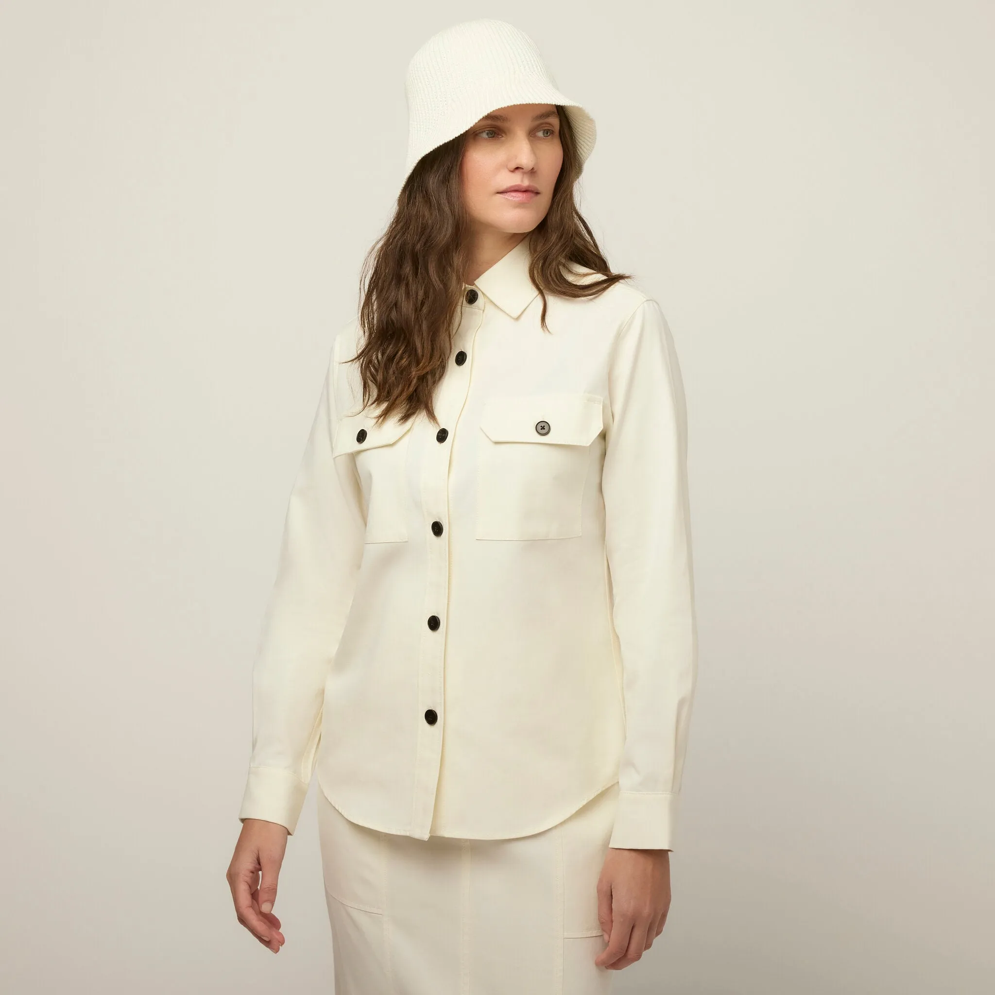 Tencel Cotton Oversized Shirt